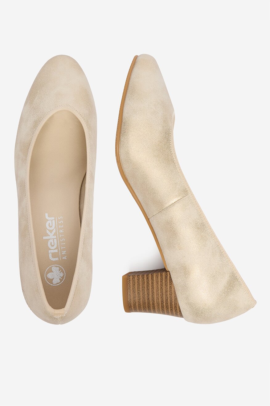 
                Елегантни обувки Rieker ЗЛАТИСТ - 2230092738774