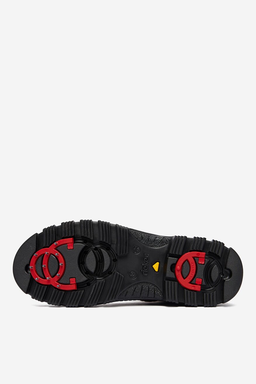 Rieker - Trzewiki zamszowe ocieplane - 2230085555890