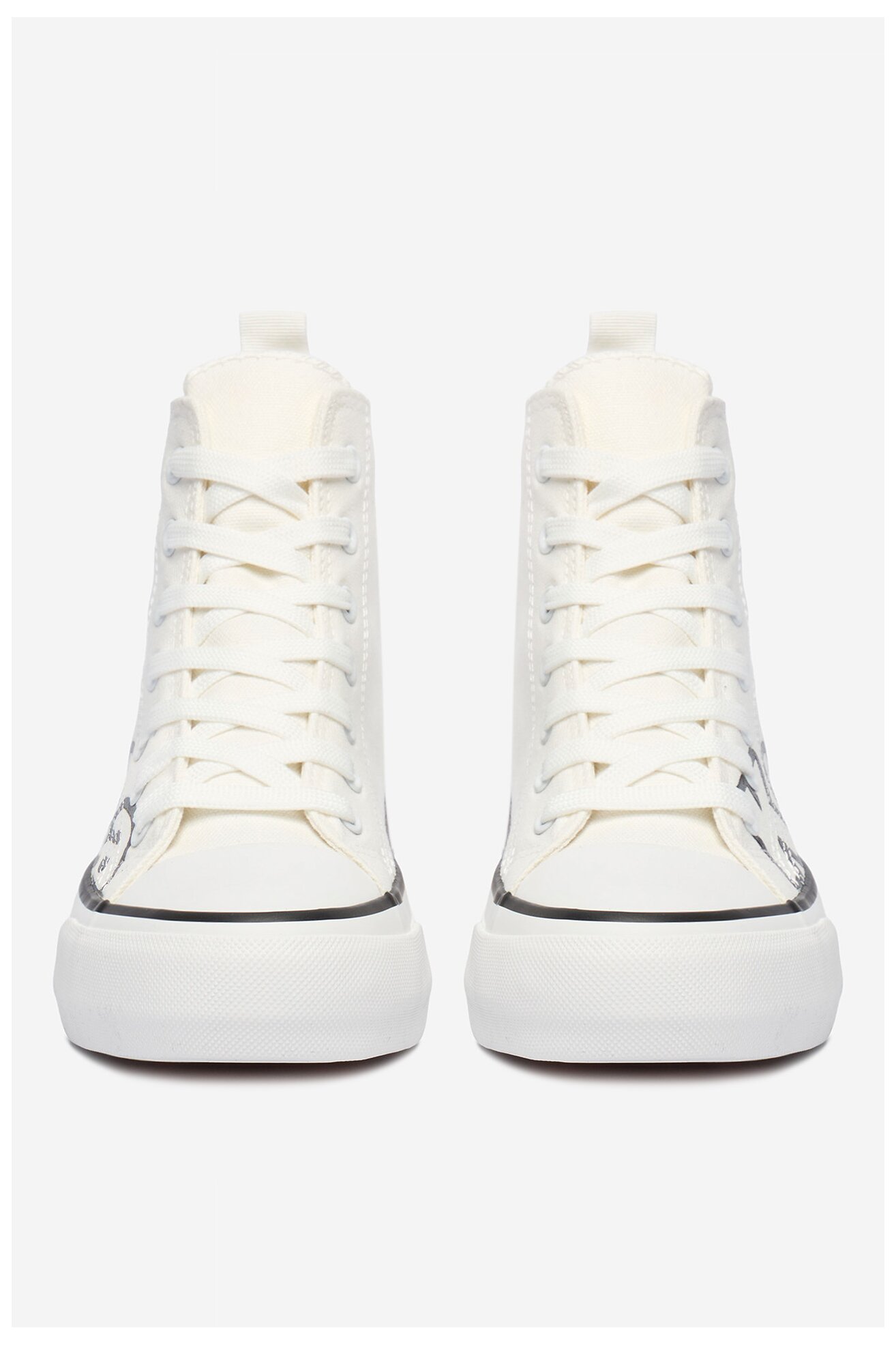 Pantofi pânză Kappa YL201408 ALB