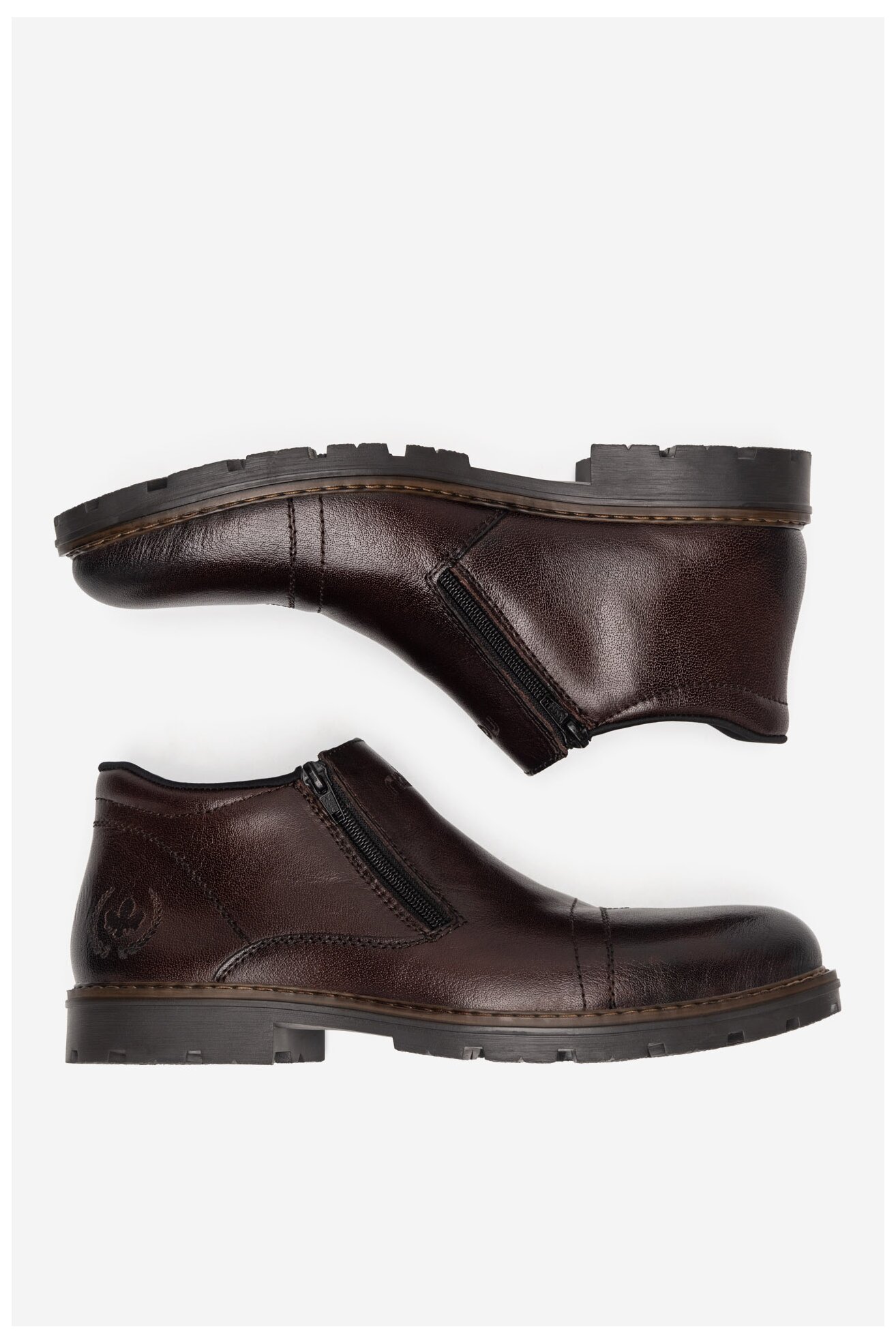 Kratke čizme Rieker 12194-25 BRAON