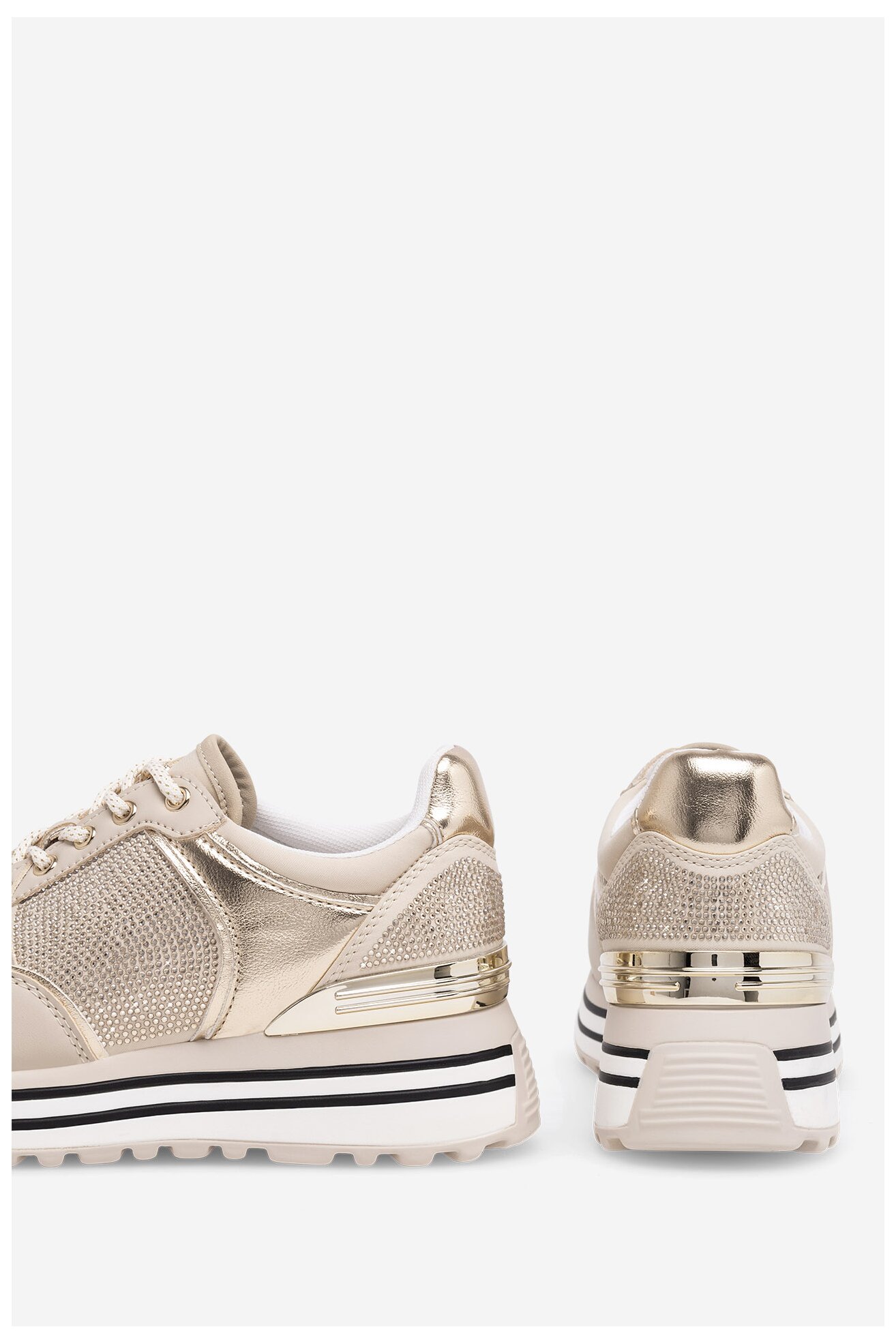 Кросівки EVA MINGE WYL3795-1 ЗОЛОТИЙ