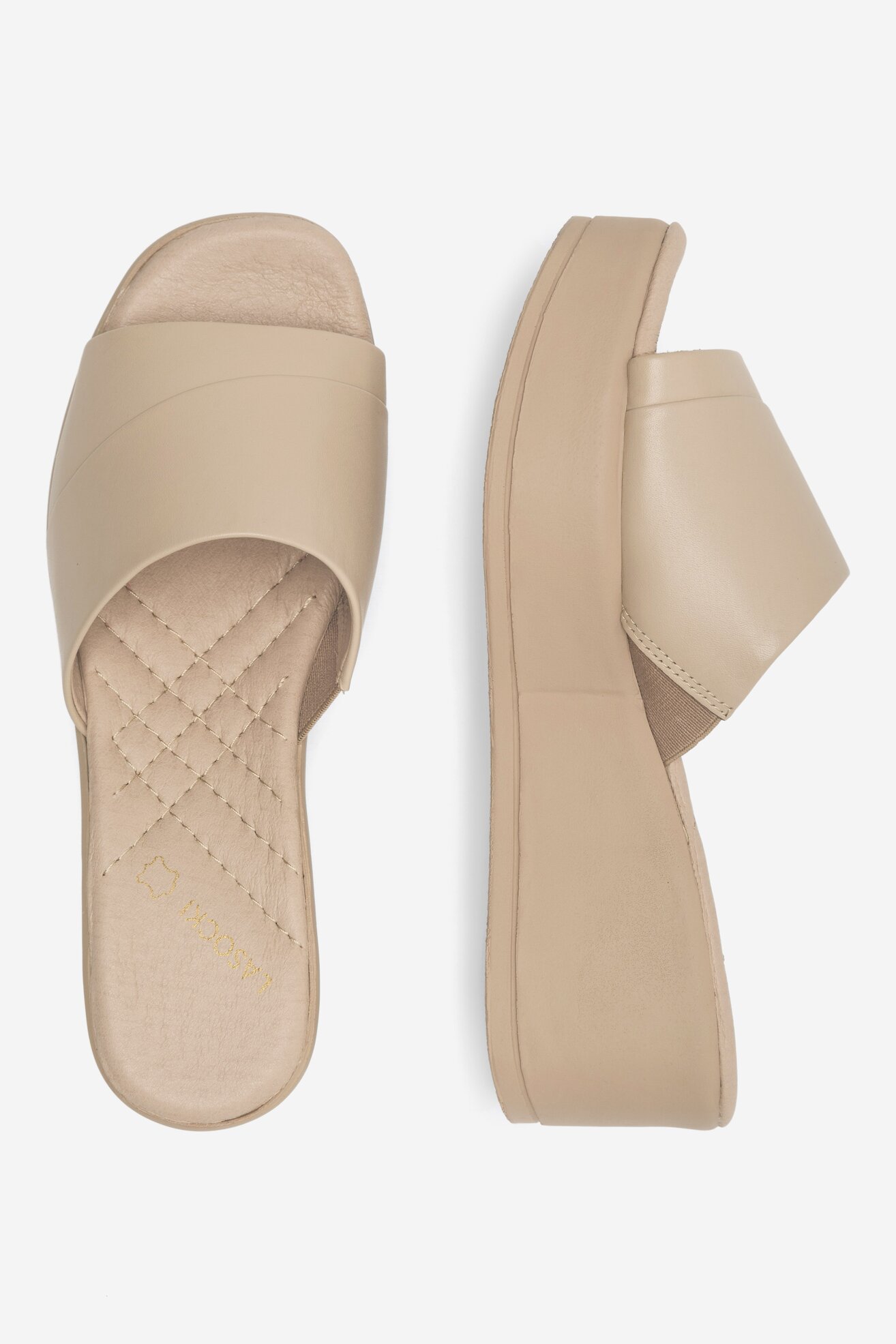 Шльопанець Lasocki MARSALA ARC-3030-13 БЕЖЕВИЙ