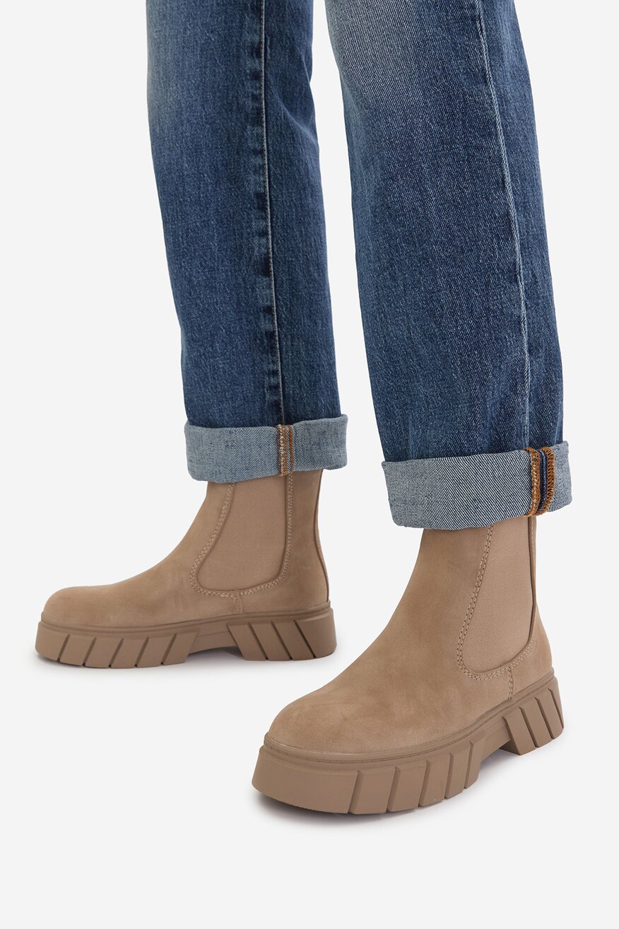 
                        Botki Jenny CEO-MAVIS WS6153-01 Beżowy - 5906751383605