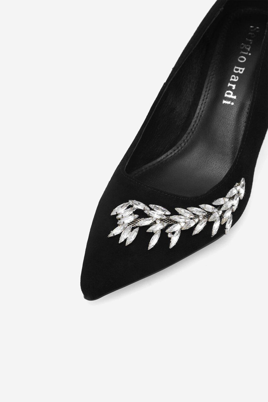 
                Sergio Bardi - Czółenka zamszowe - 5905588273493