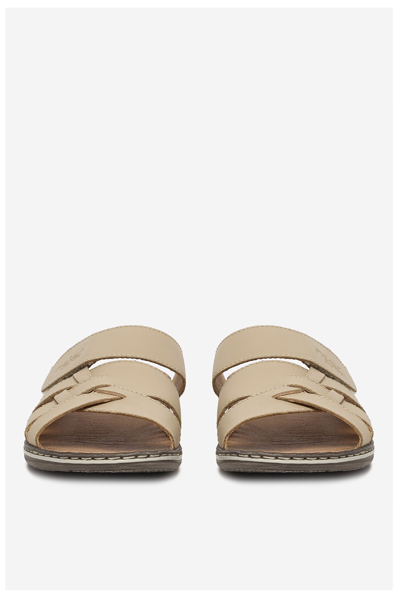 Klapki Rieker CEO-21073-60 Beżowy