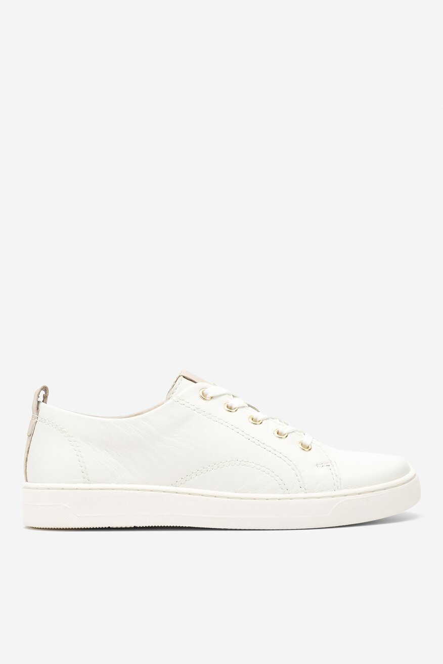 
                Lasocki - Skórzane półbuty białe - 5904862504186