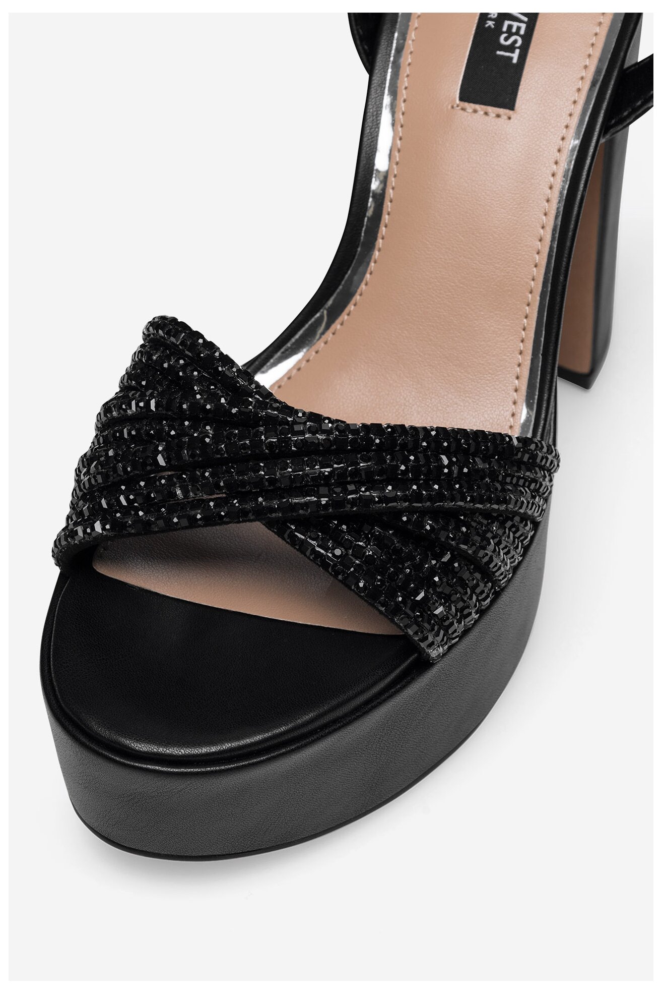 Szandál NINE WEST WFA2736-1 FEKETE