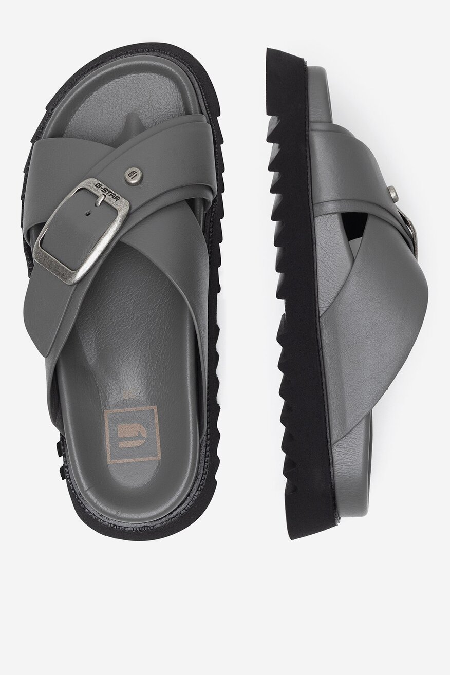 G-STAR RAW - Klapki skórzane - 5906751092040