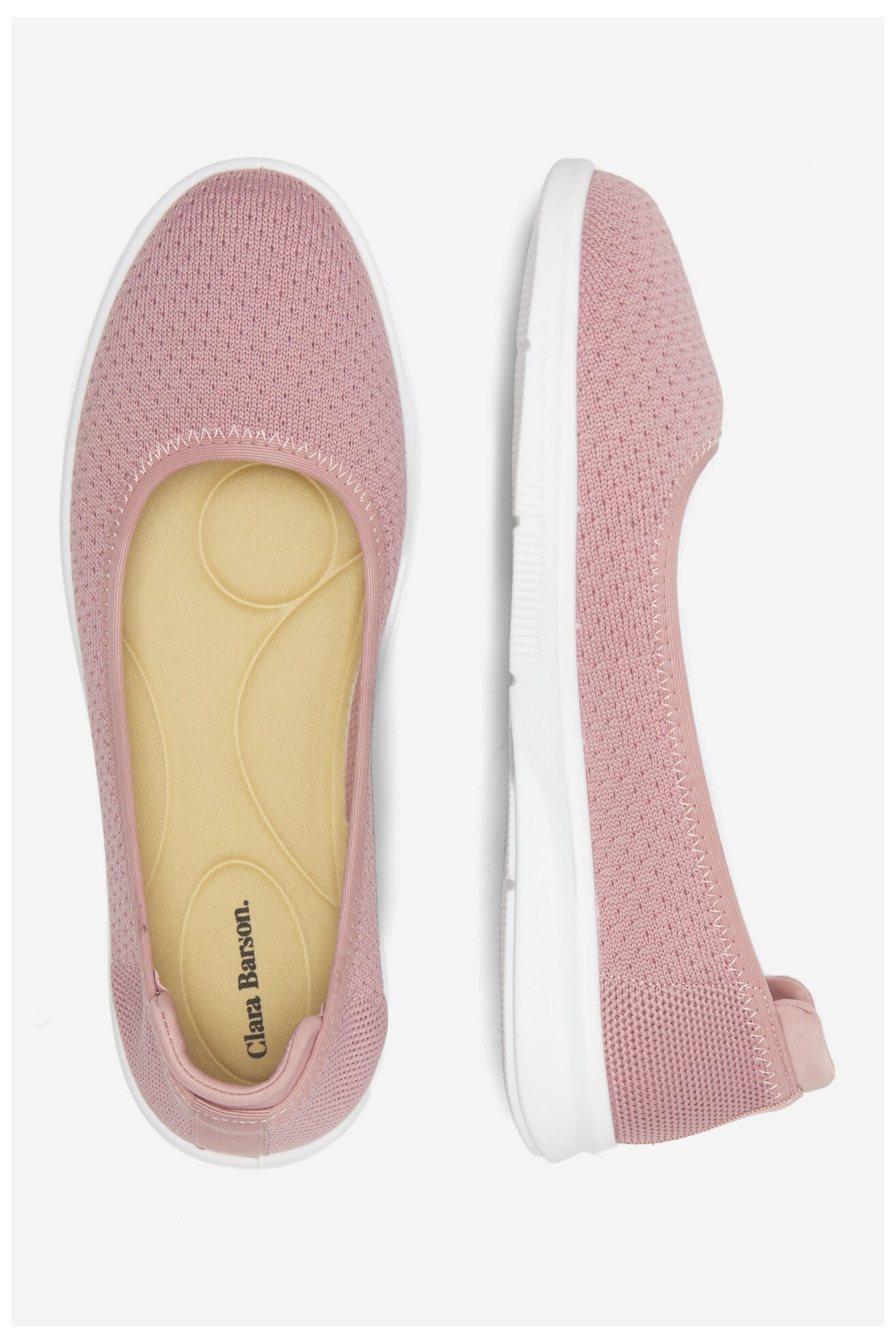 Baleriny Clara Barson MERLE H20630-01 RÓZSASZÍN