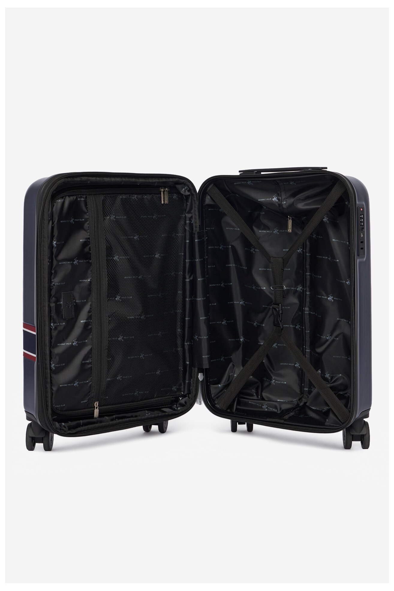 Bőrönd Beverly Hills Polo Club CEO-BHPC-S-006-08-NAVY SÖTÉTKÉK