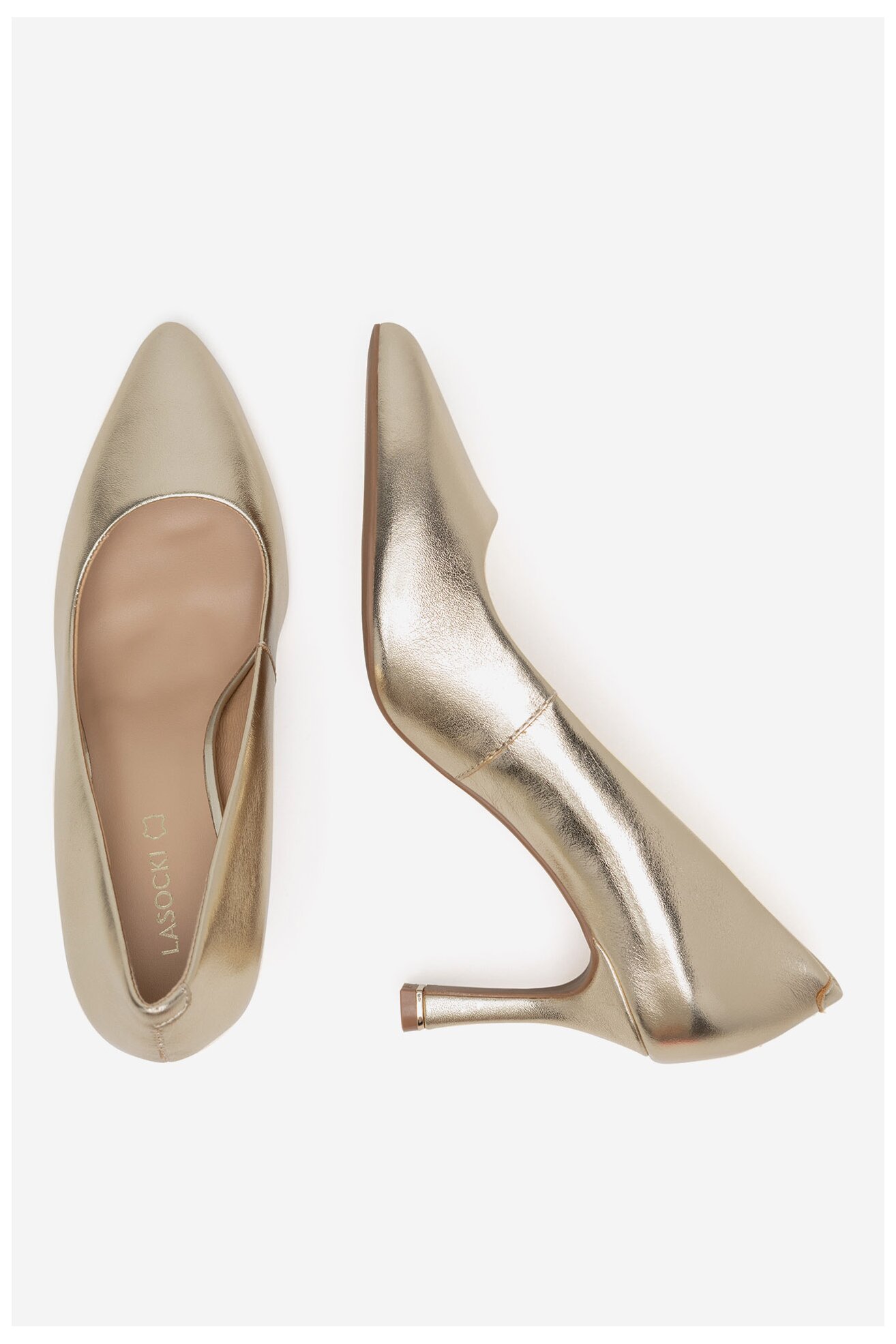 Czółenka Lasocki WYL3794-1Z Złoty