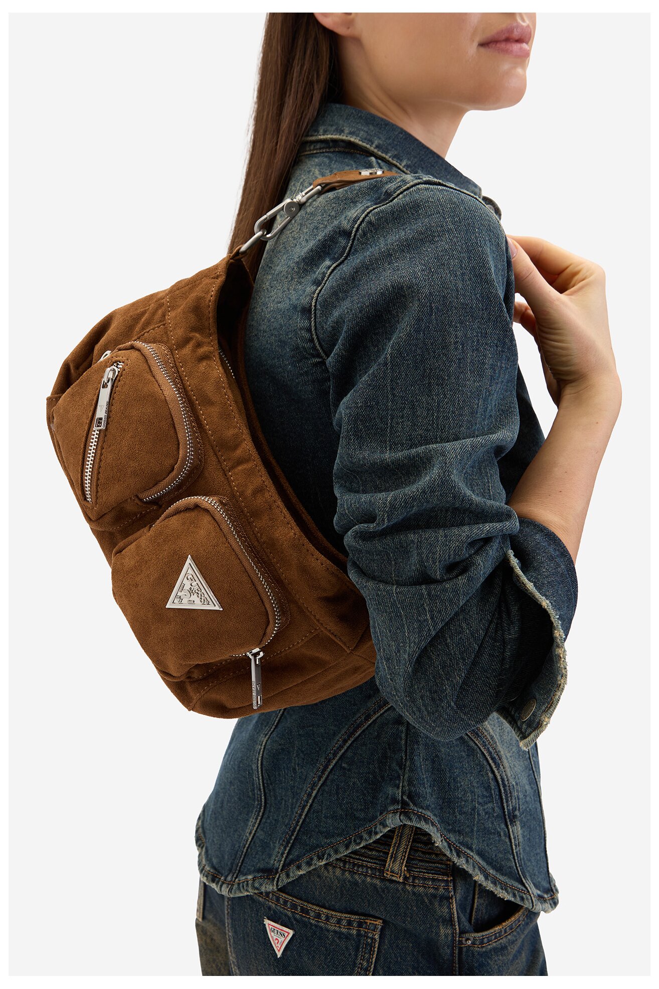 Дамска чанта GUESS JEANS CWBEO-GUESS-B-007-09 КАФЯВ