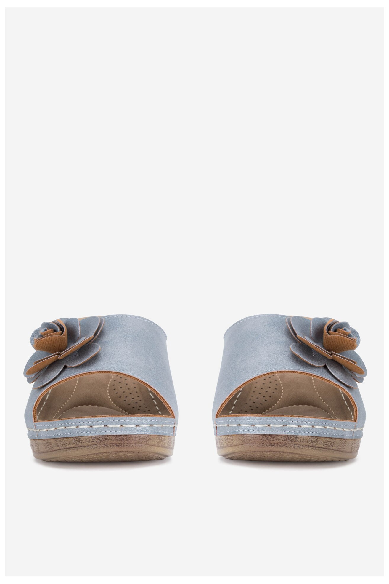 Klapki Clara Barson WYL05010-29 Niebieski