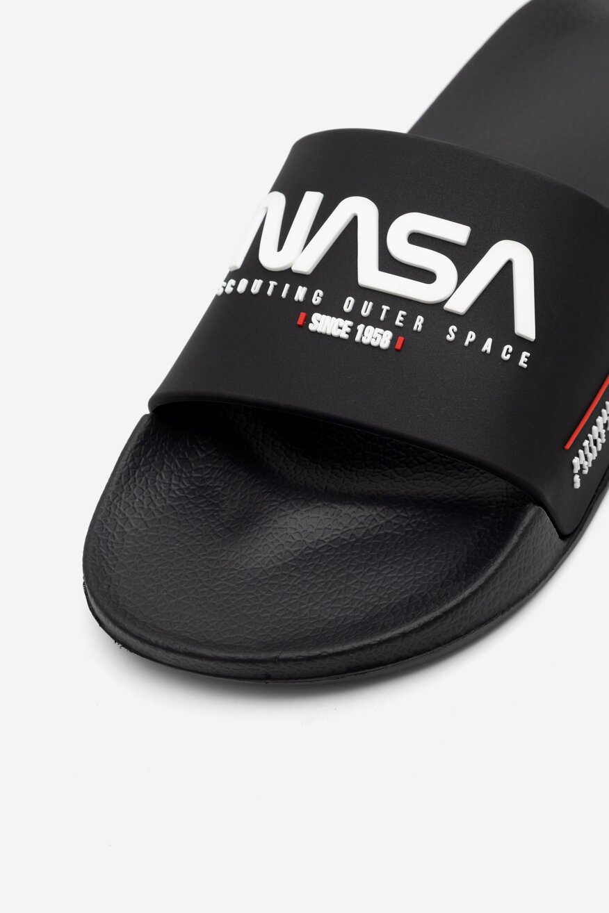 
                NASA - Klapki basenowe czarne - 5904862539362