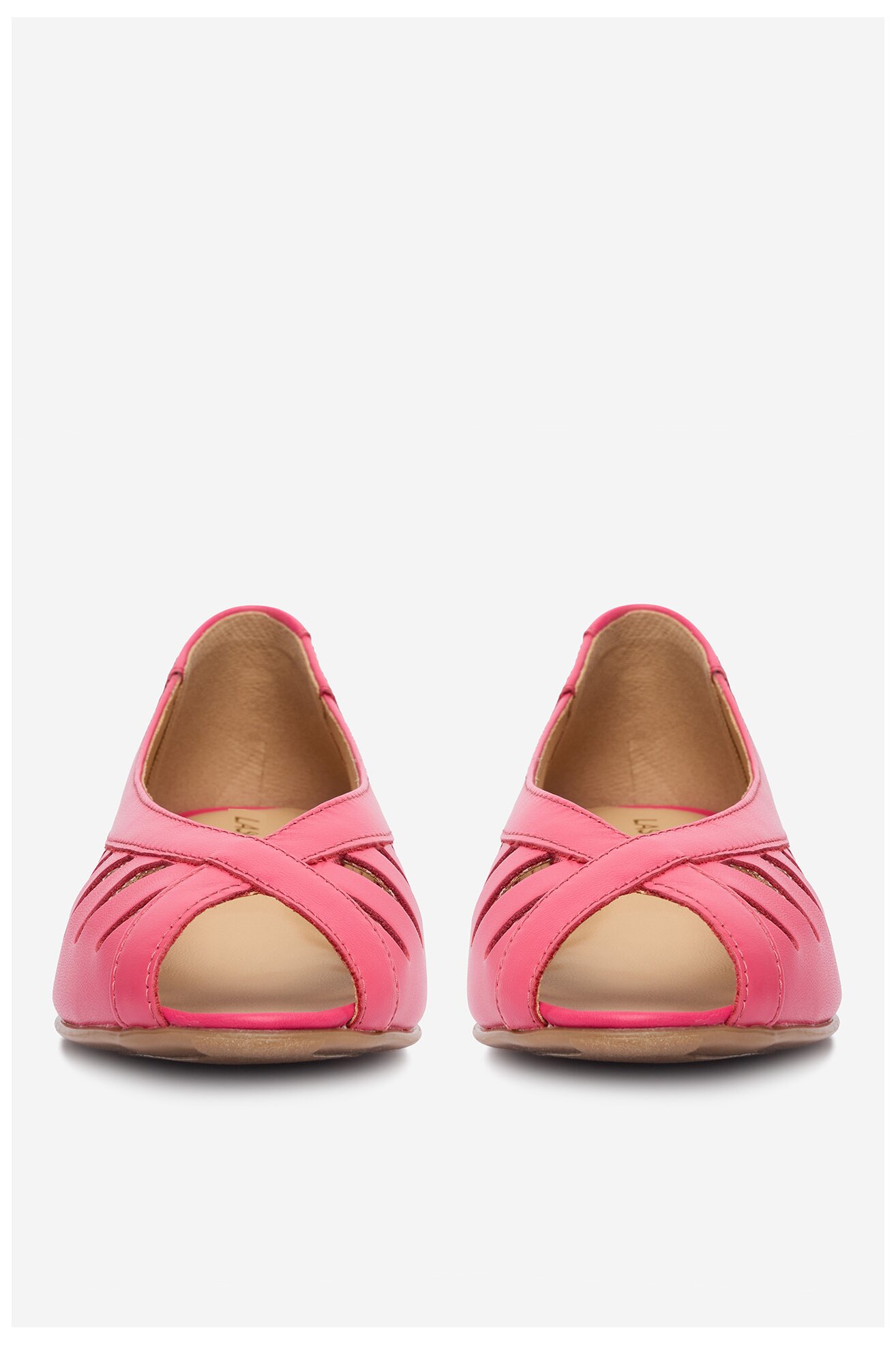 Baleriny Lasocki CEO-RST-ERICA-66 Różowy ciemny