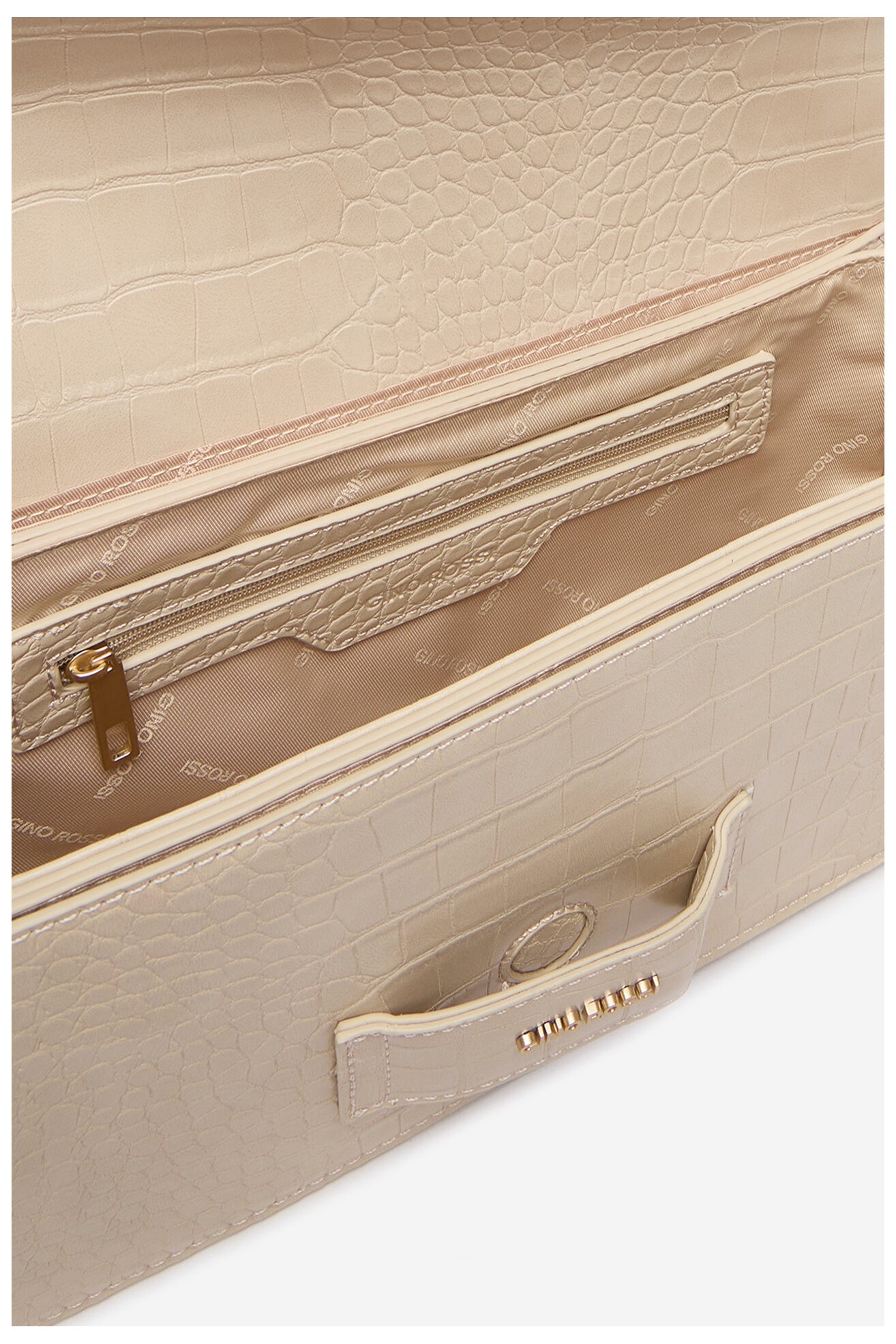 Сумка З Ремінцем Gino Rossi EO-LDA8554A БЕЖЕВИЙ