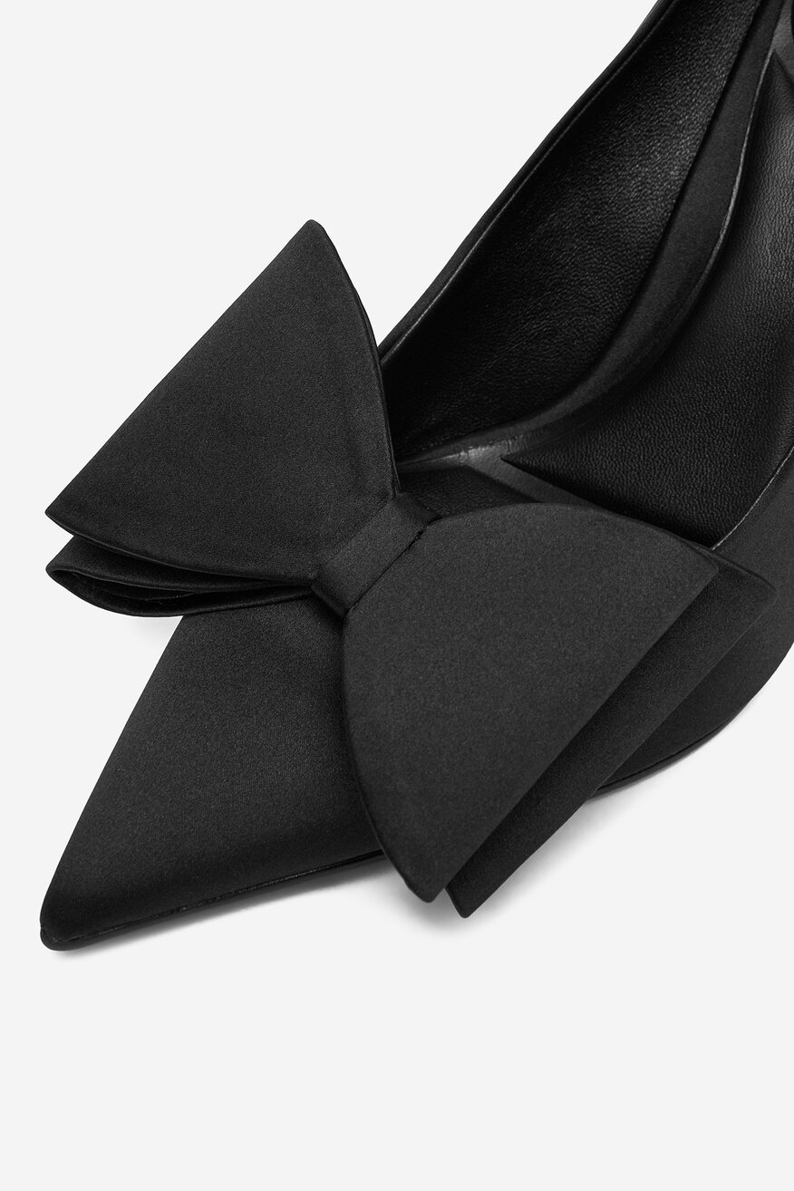 Pantofi cu toc EVA MINGE NEGRU - 5906751284544