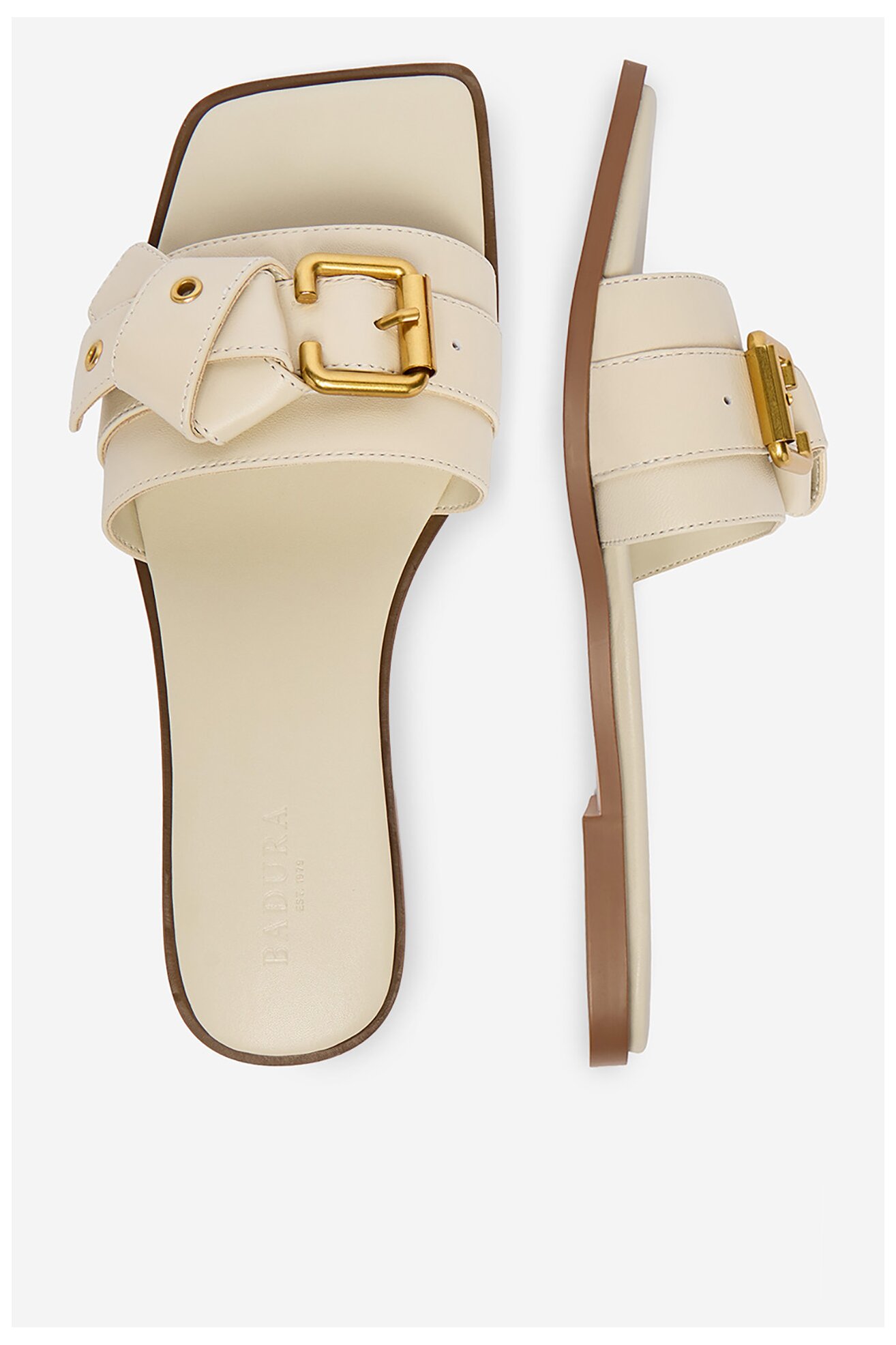 Klapki Badura EO-ANDI-V2230-63 Biały