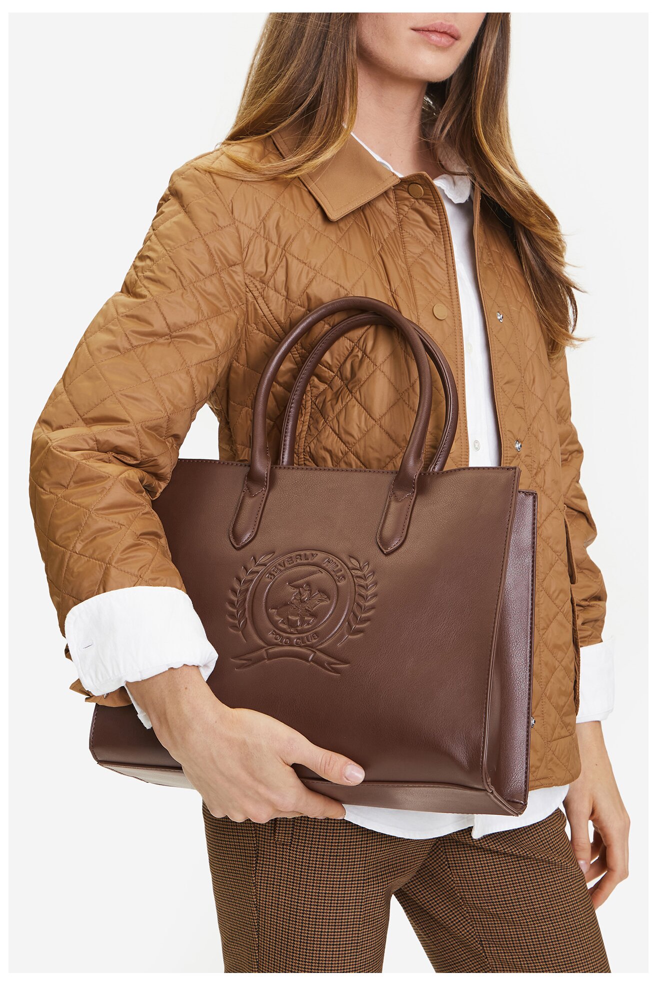 Geantă de mână Beverly Hills Polo Club C-BHPC-L-008-08 MARO