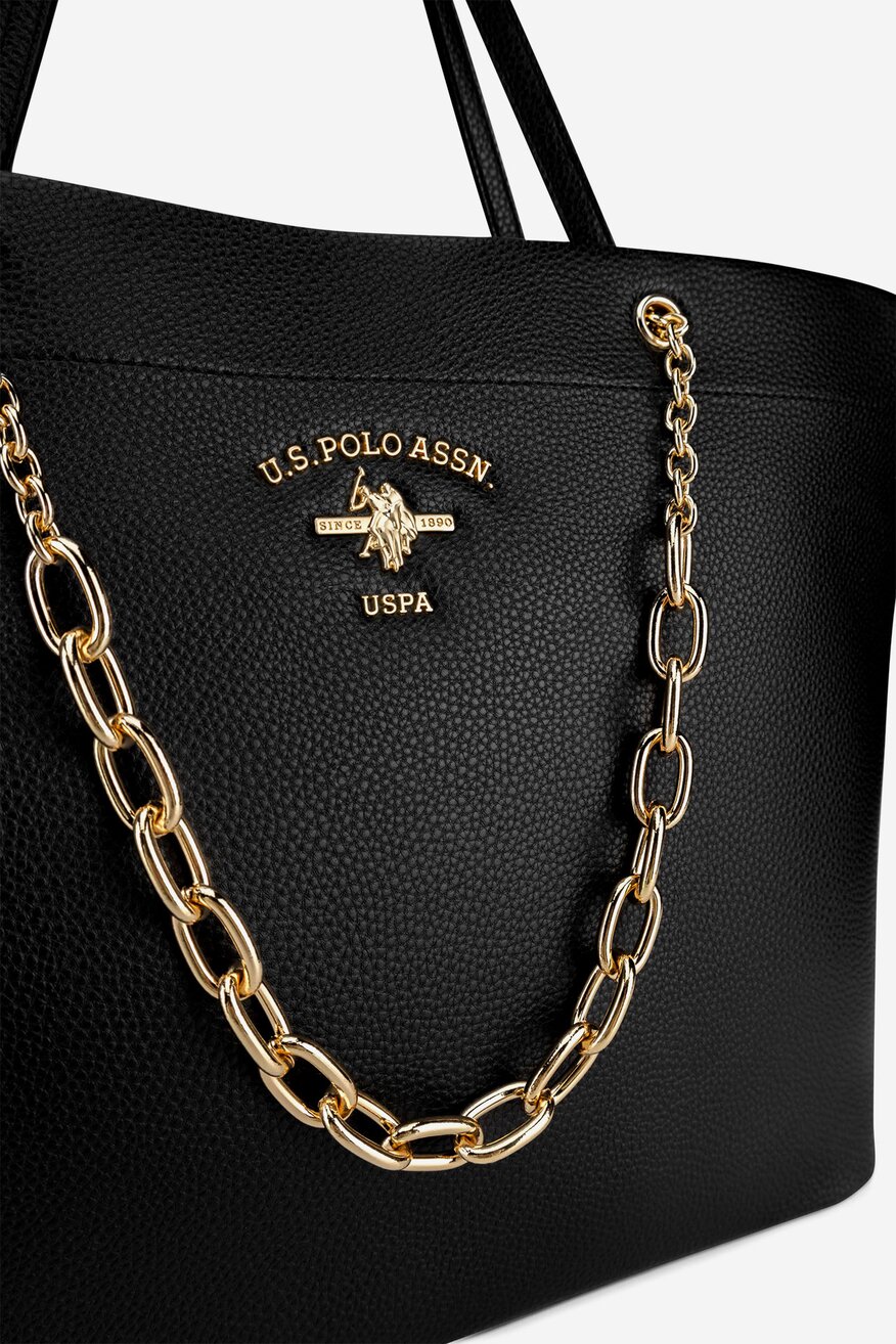 
                Дамска чанта U.S. POLO ASSN. ЧЕРЕН - 5905588980513