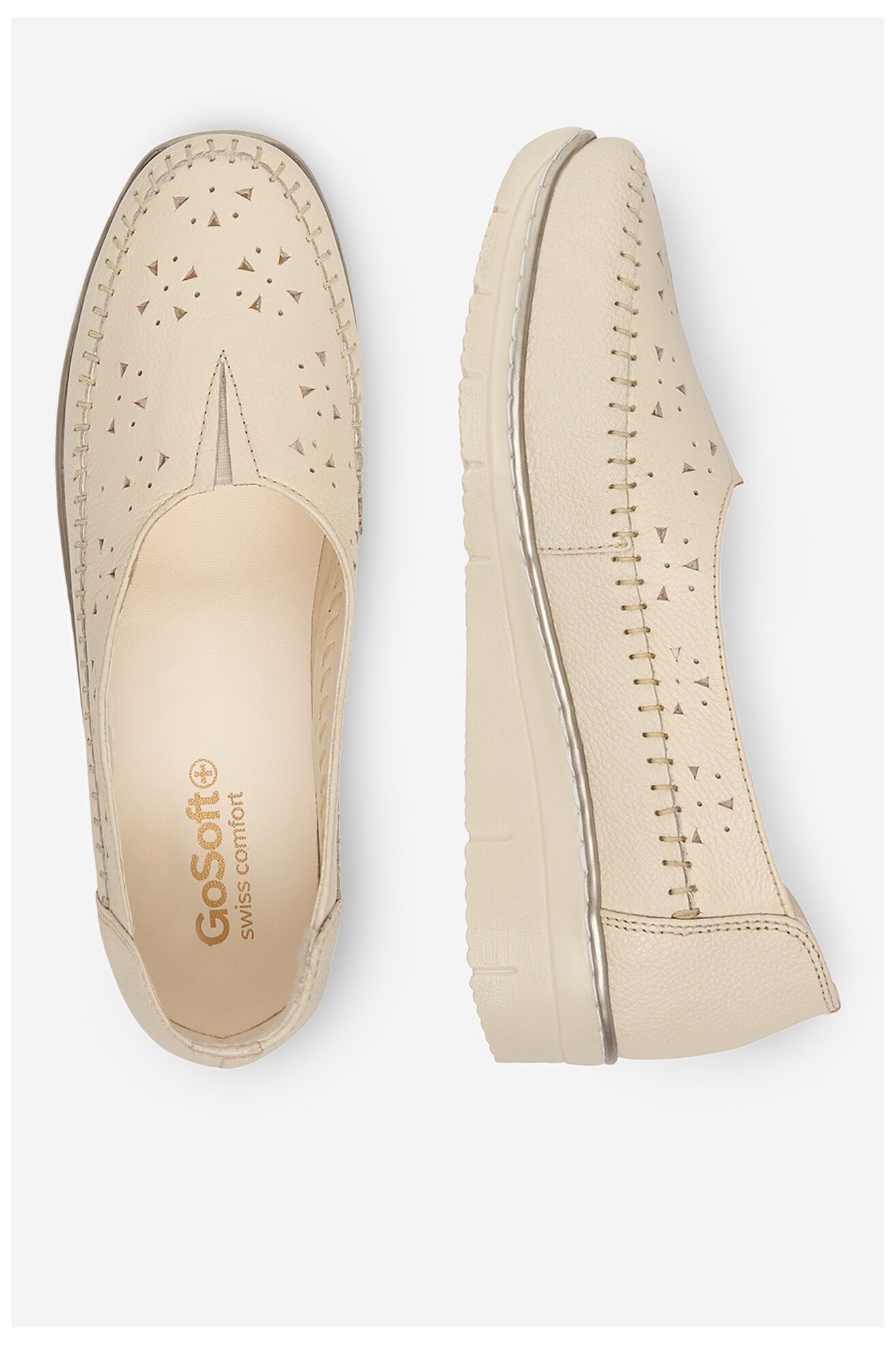 Половинки обувки Go Soft CEO-WI23-REBECA-23 БЯЛ
