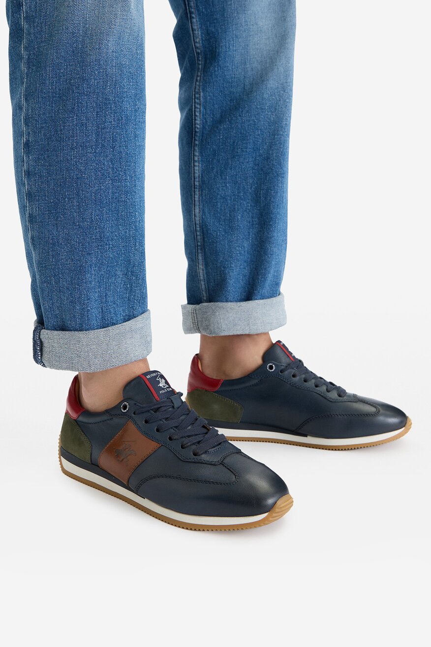 Beverly Hills Polo Club - Sneakersy skórzane - 5907964014072