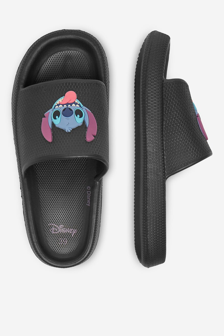 Plážové pantofle Disney Classics ČERNÁ - 5906751092583