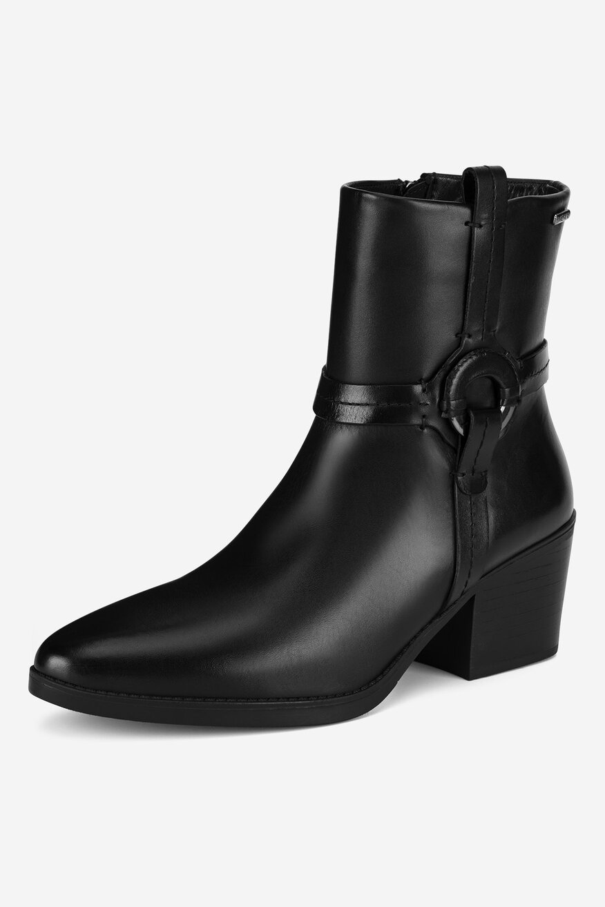 Mexx - Botki skórzane - 5905588995531
