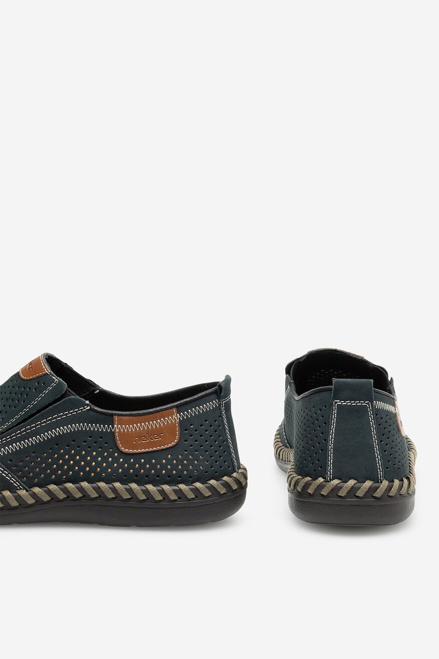 
                Rieker - Półbuty skórzane wsuwane - 2230056167008