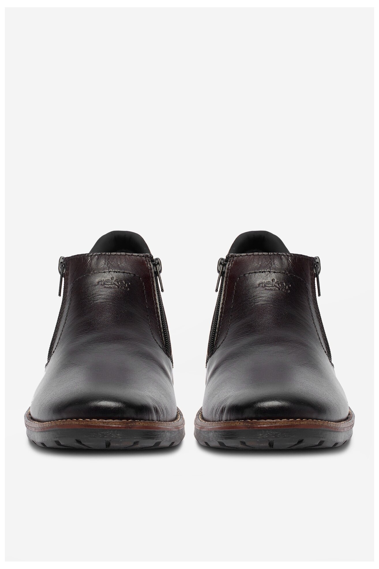 Bokacsizma Rieker 15398-25 SÖTÉTBARNA