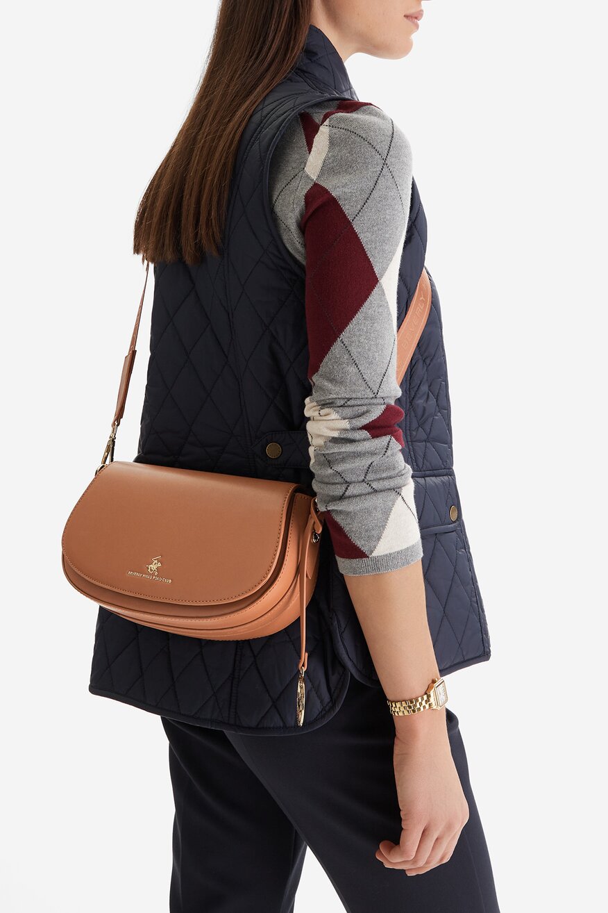 
                Дамска чанта Beverly Hills Polo Club КАМЕЛ - 5906751619049