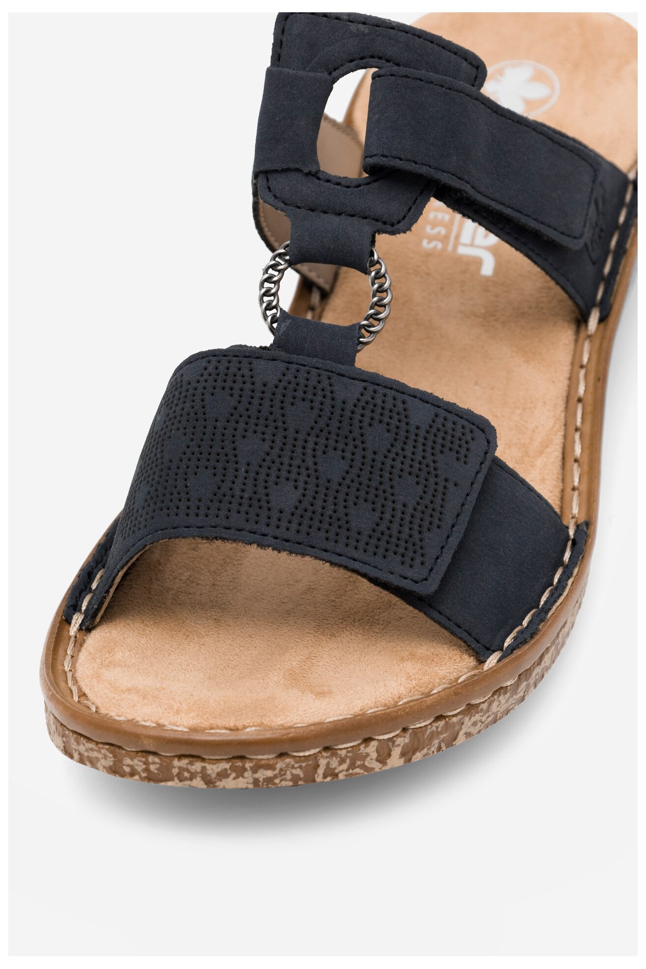 Klapki Rieker 62885-14 Niebieski