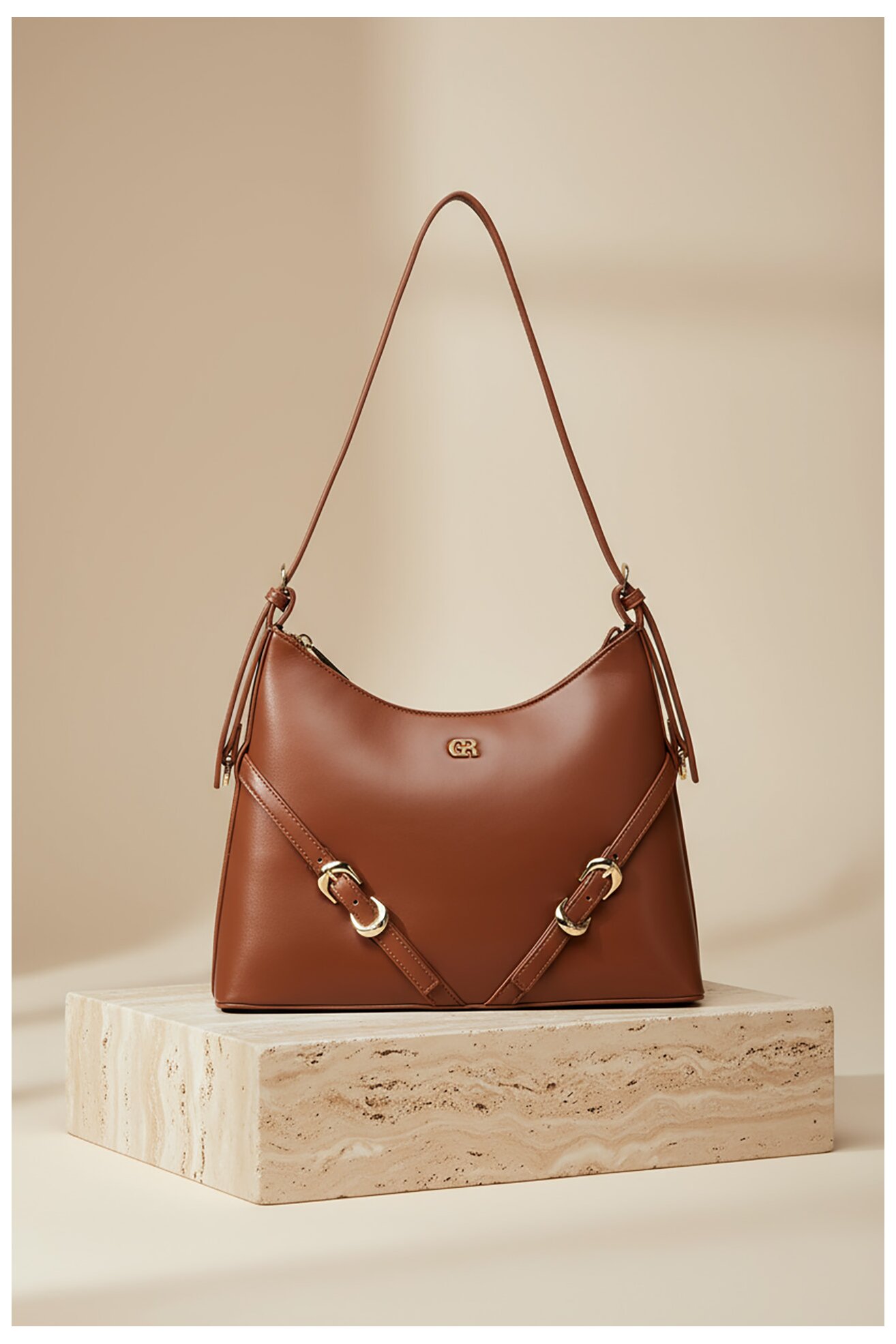 Torebka Gino Rossi C-ELIN-KQ39 Camel