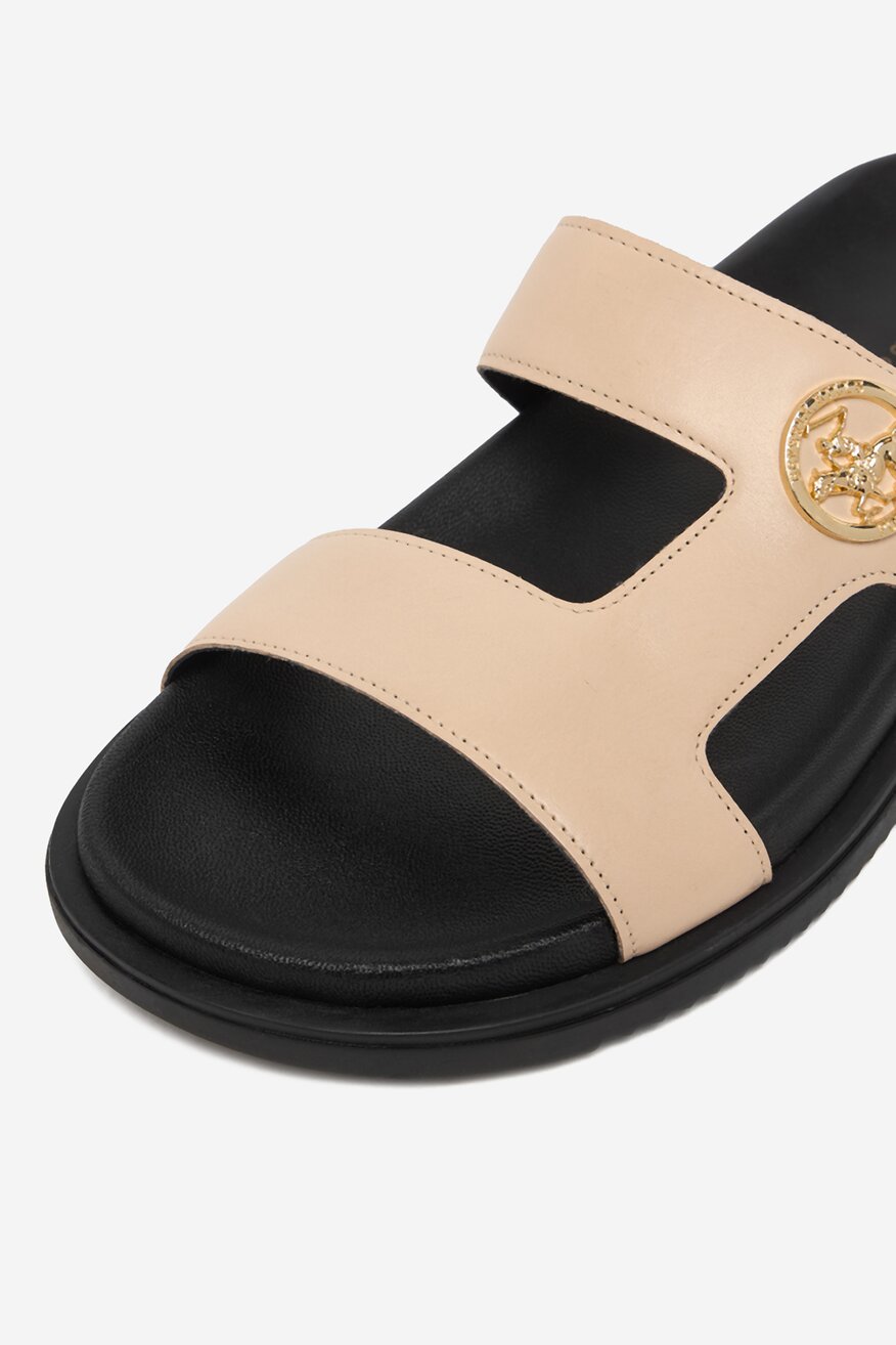 
                Beverly Hills Polo Club - Klapki skórzane - 5906751898932