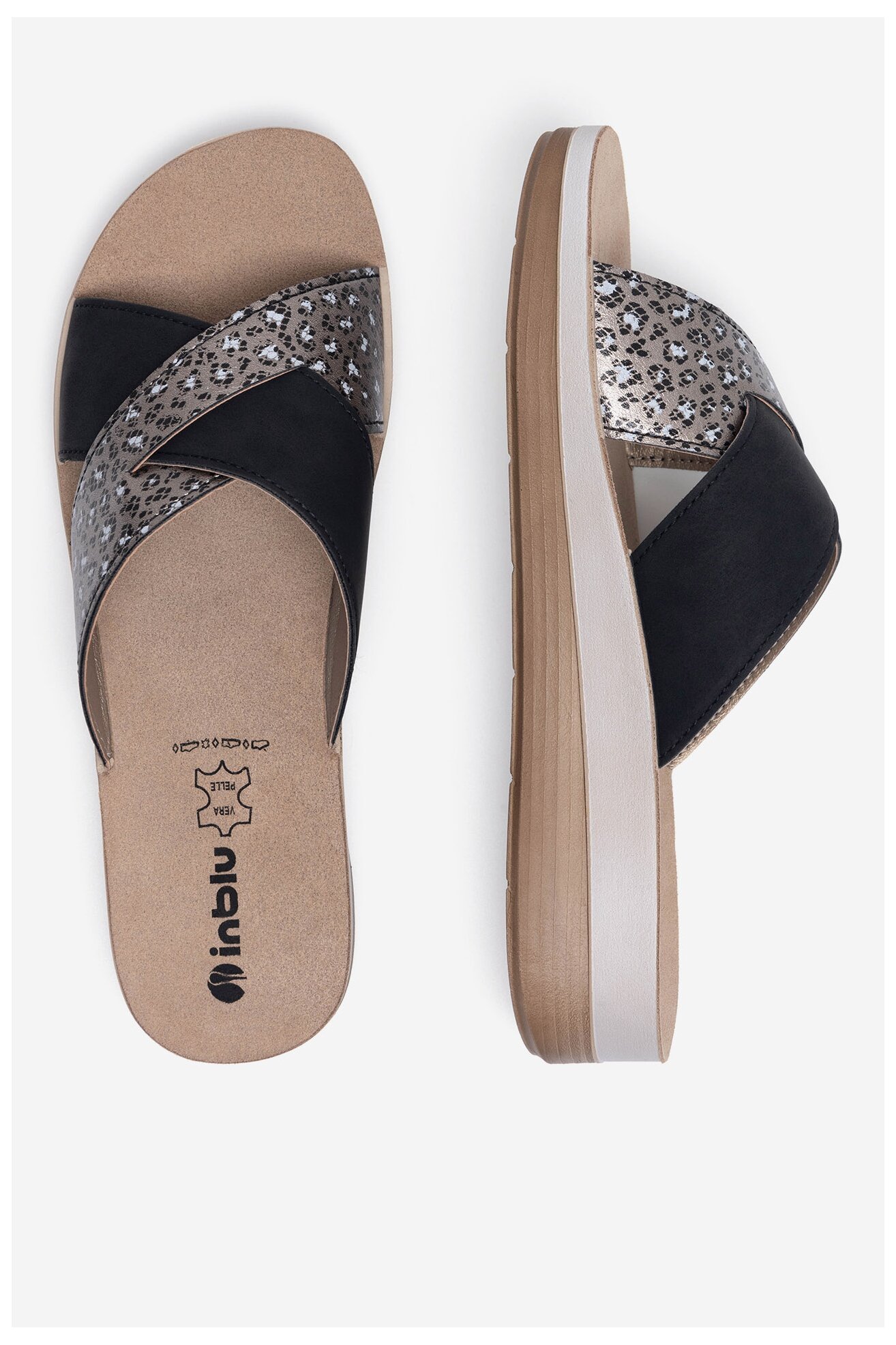 Klapki Inblu FT000013 Czarny