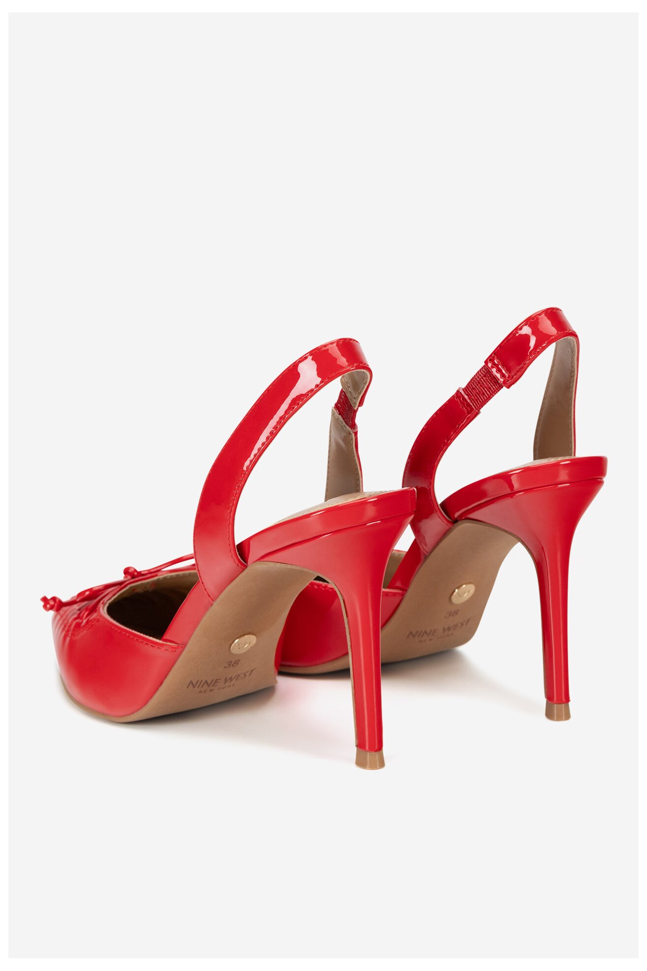 Czółenka NINE WEST WFA2995-1 Czerwony