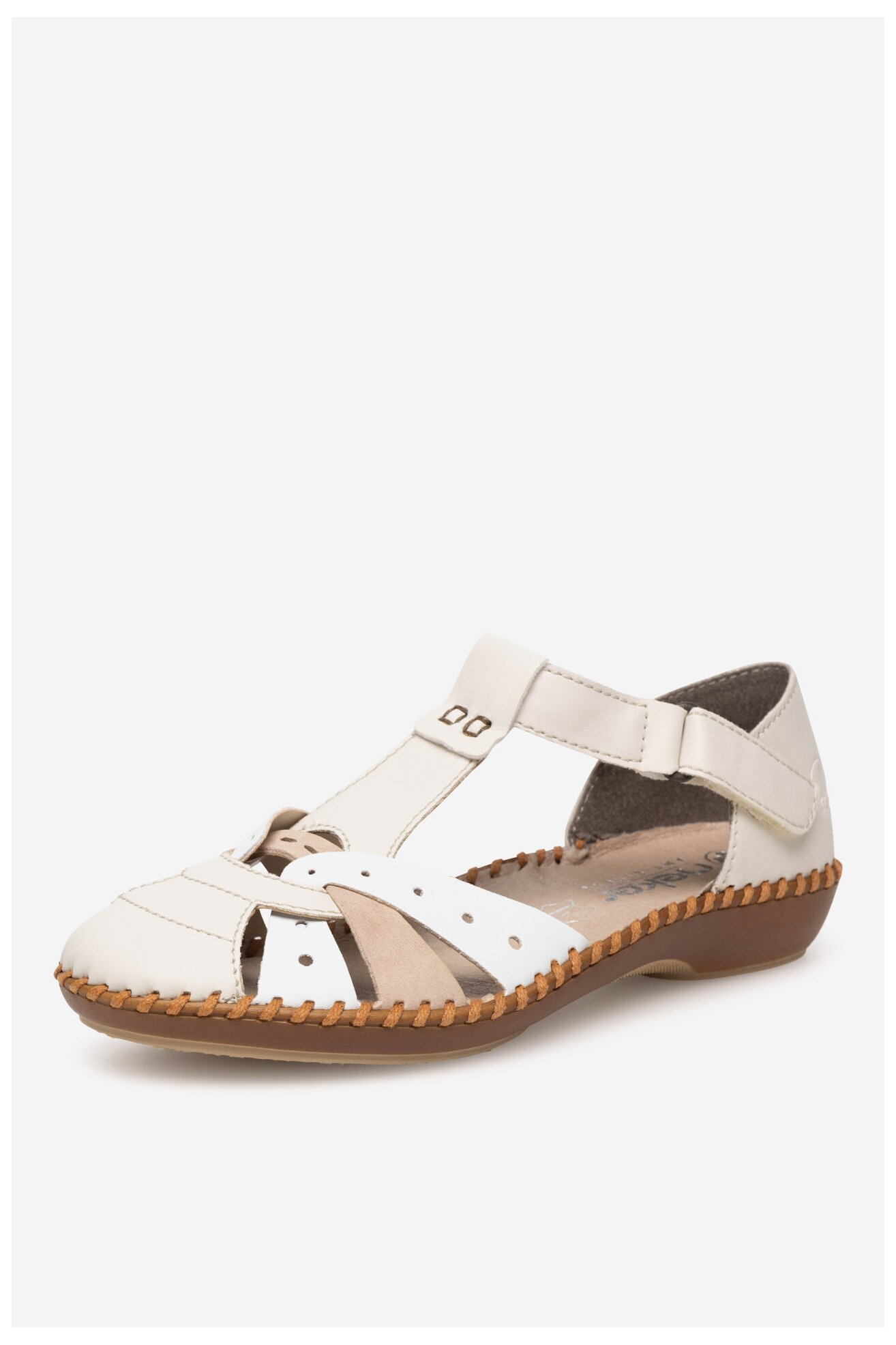 Sandały Rieker M1655-61 Beżowy