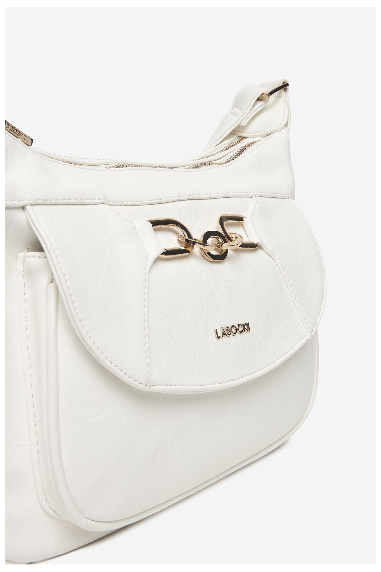 Kézitáska Lasocki CEO-LSK-L-016-09 CSONTSZÍNŰ