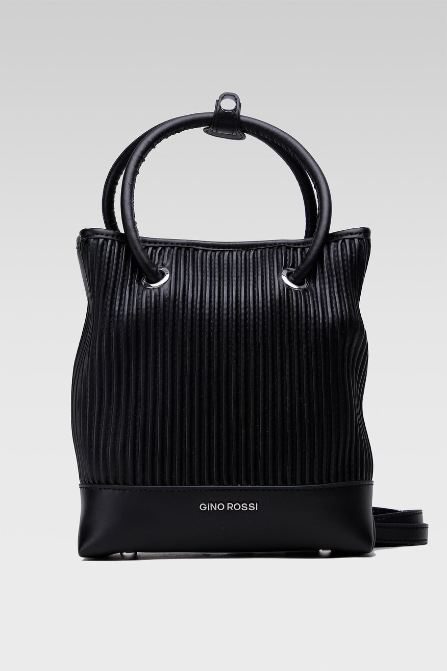 
                Gino Rossi - Torebka skórzane czarne - 5904248076726