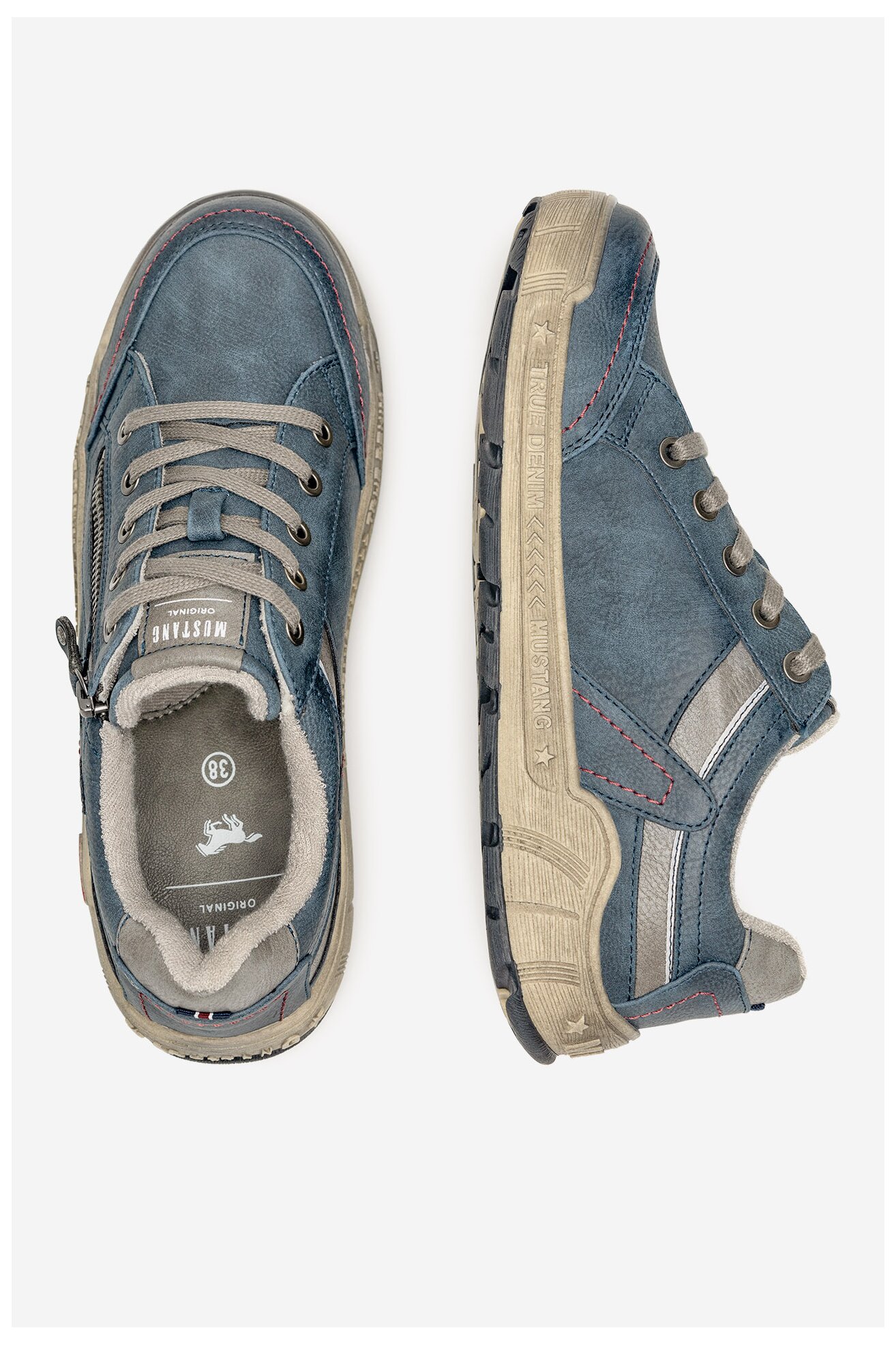 Félcipő Mustang 1290-302 KÉK