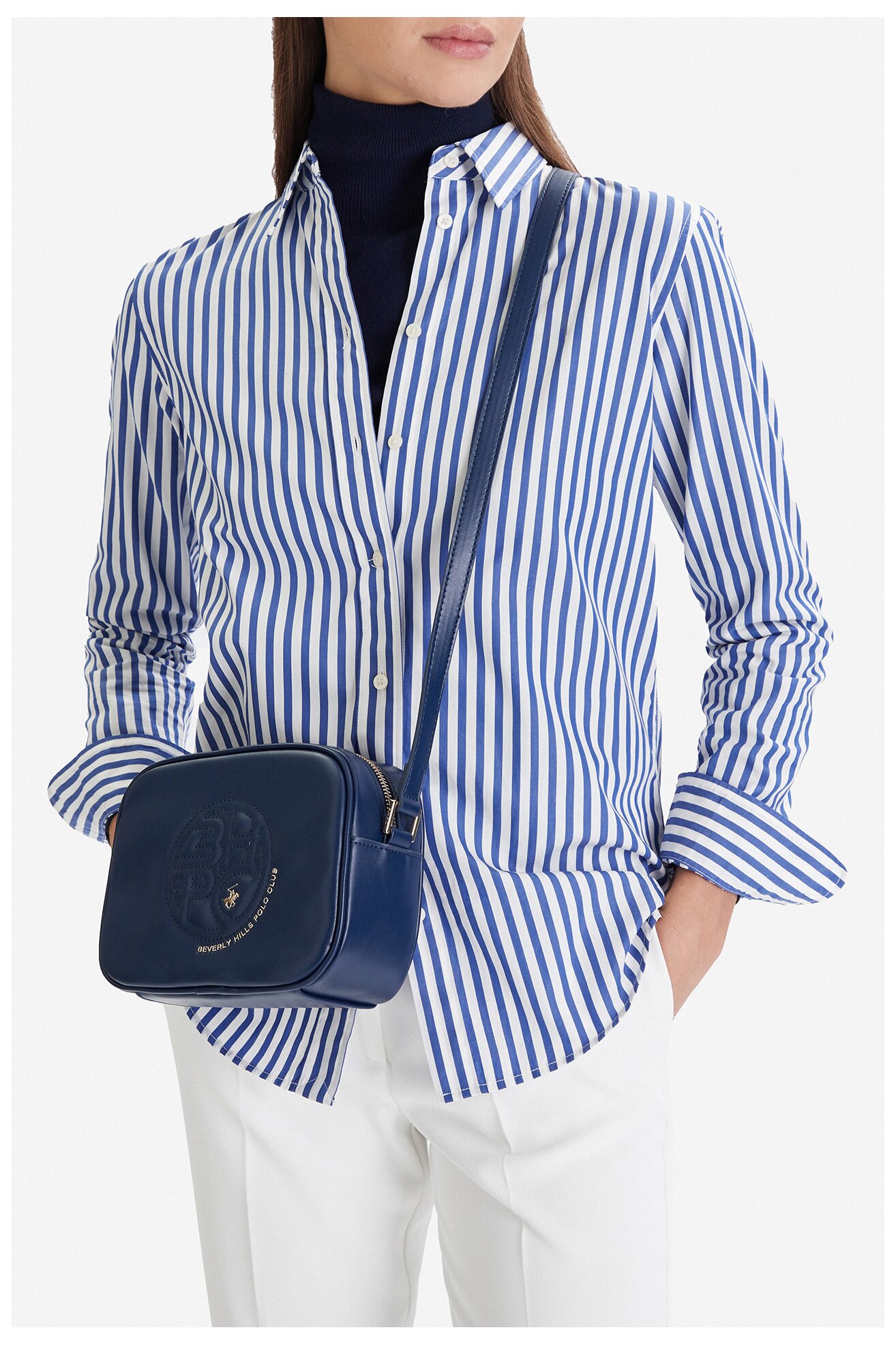 Torebka Beverly Hills Polo Club CEOWB-BHPC-L-002-09 Granatowy