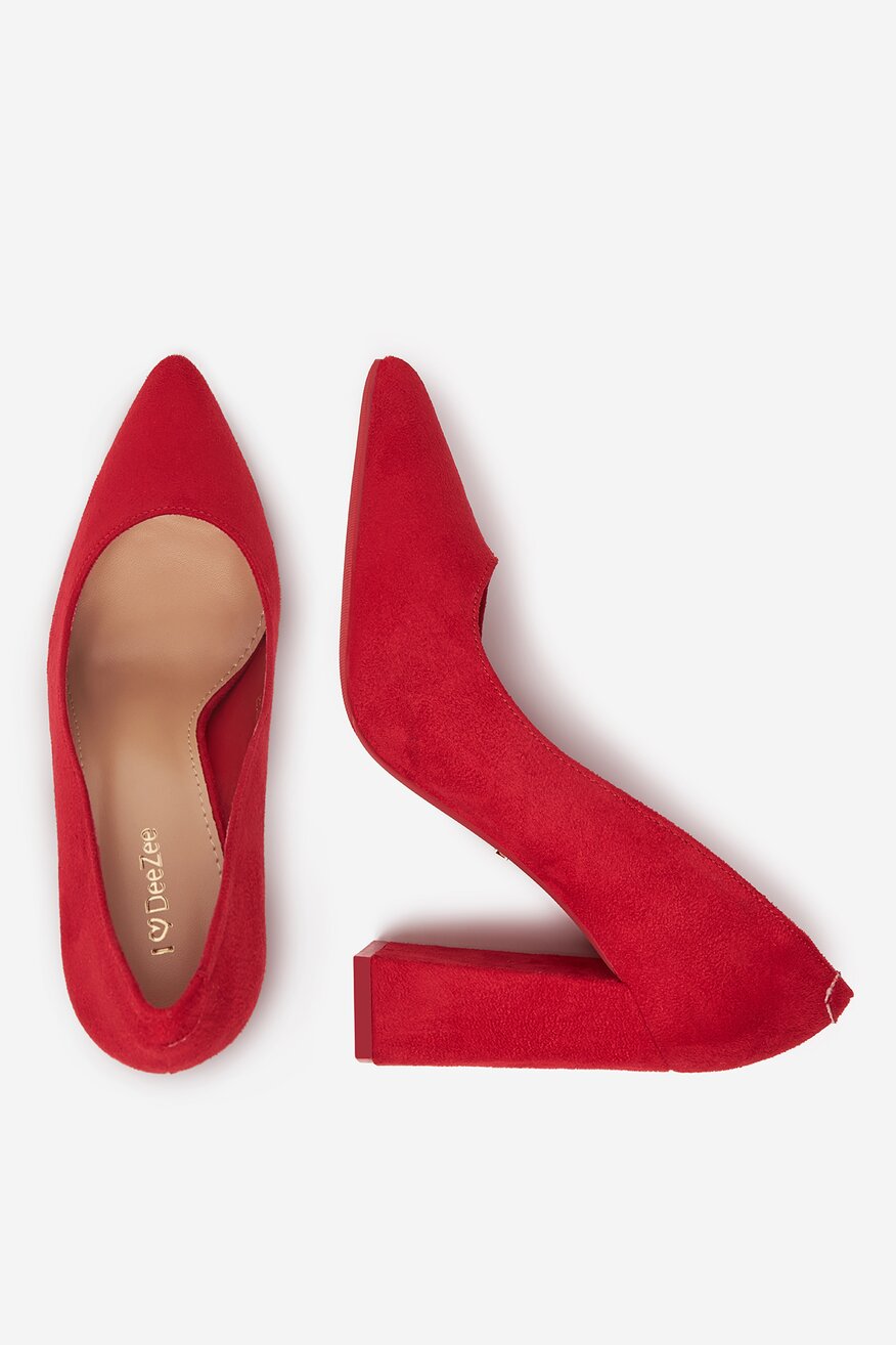 Pantofi cu toc DeeZee ROŞU - 5906751107713