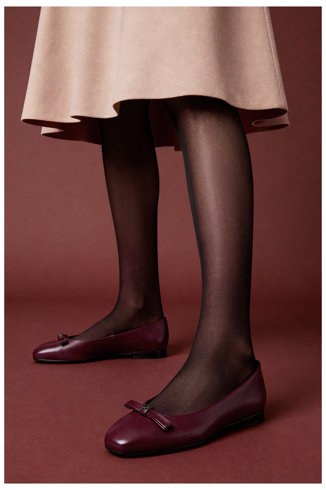 Baleriny Mexx CEO-MX/037C-RST BORDÓ