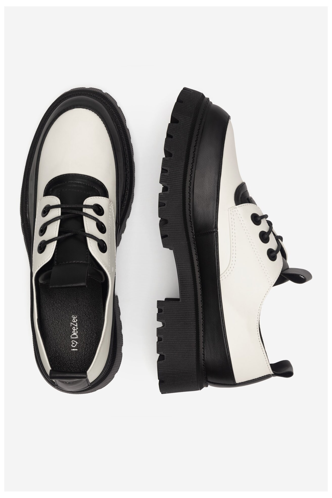 Półbuty DeeZee WS5875-10 Biały