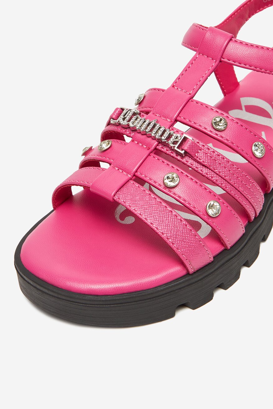 Juicy Couture - Sandały na grubej podeszwie - 5904862327808