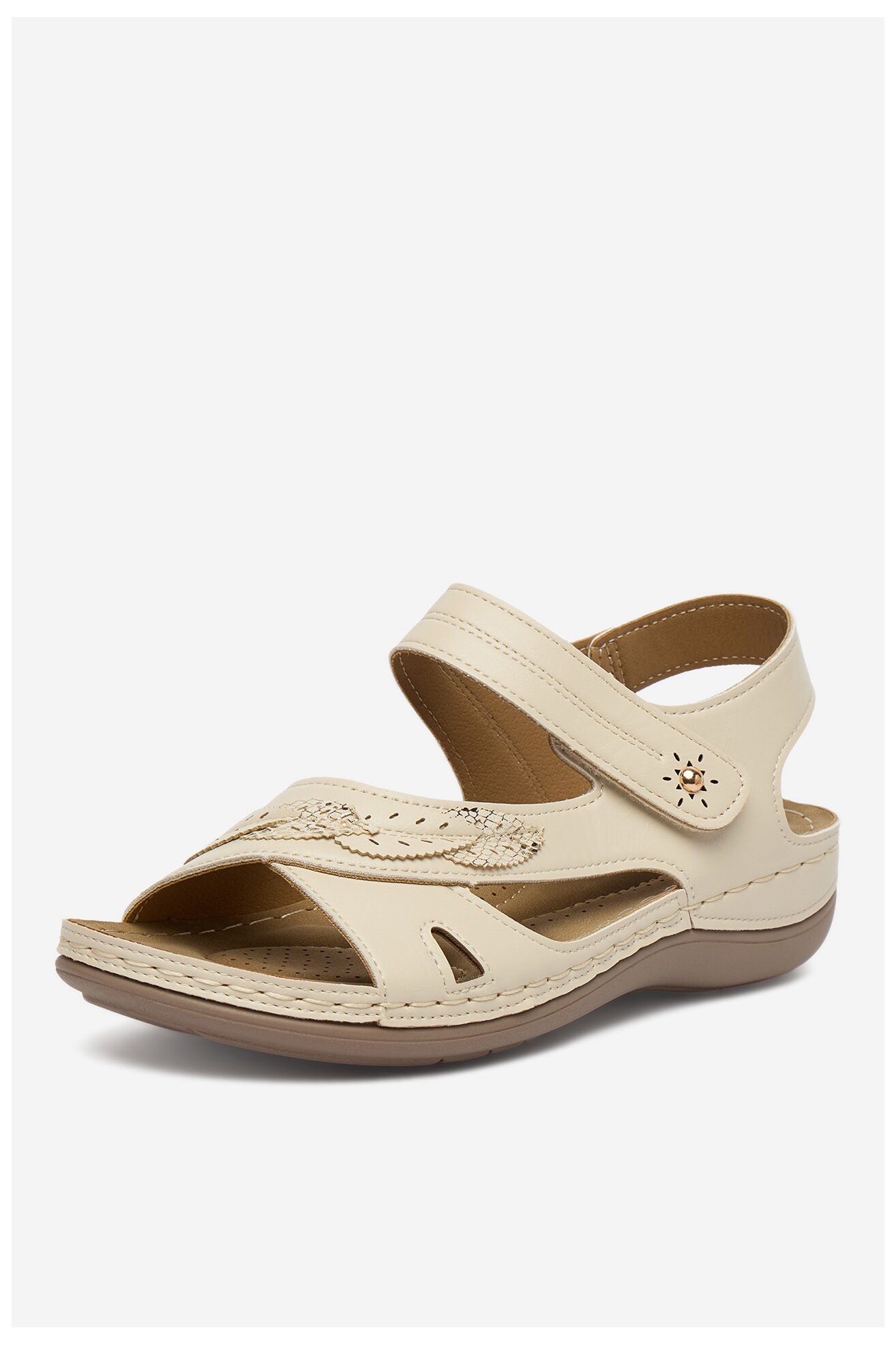 Sandały Go Soft CEO-W80085 Beżowy