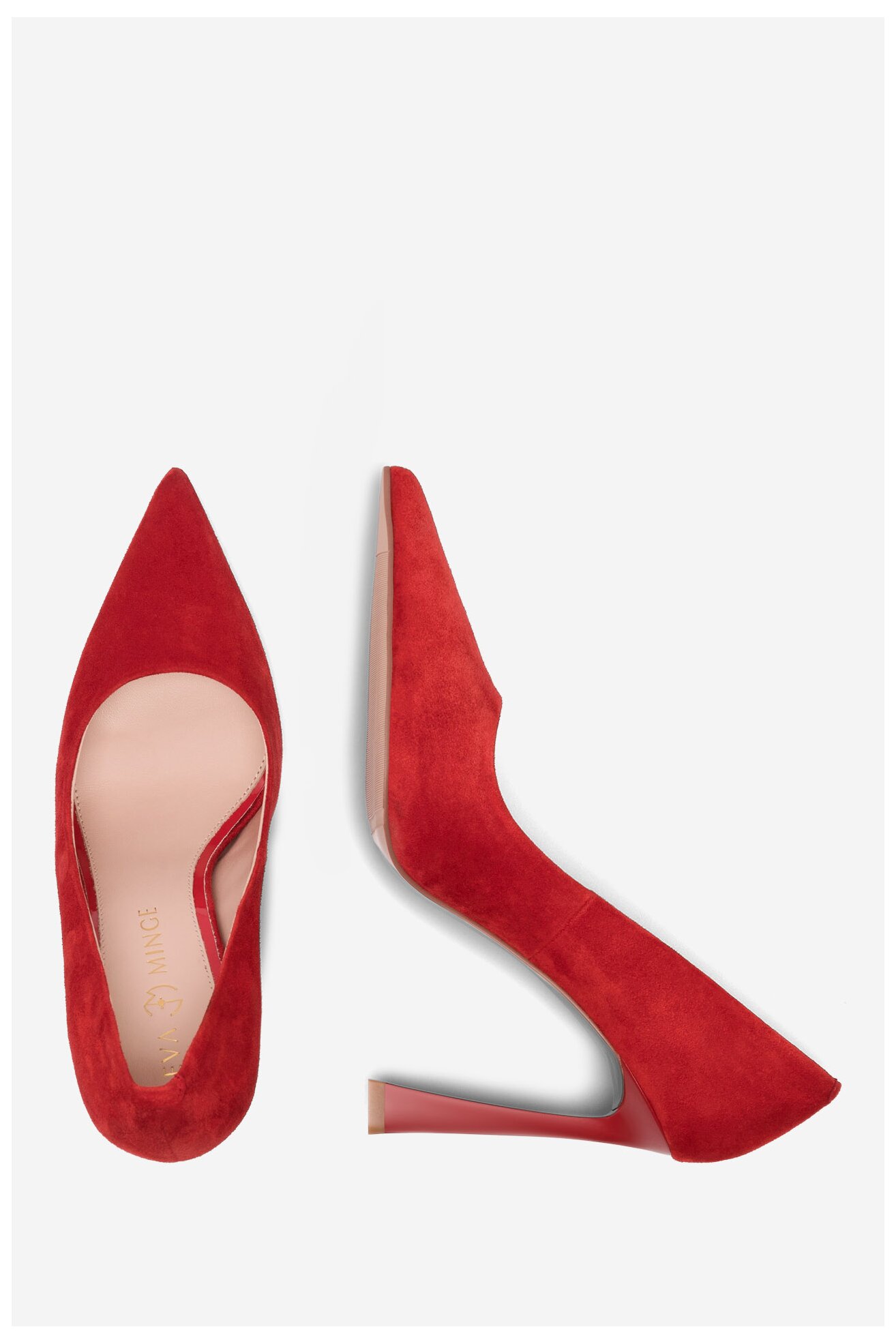 Czółenka EVA MINGE SUZANNE-01 Czerwony