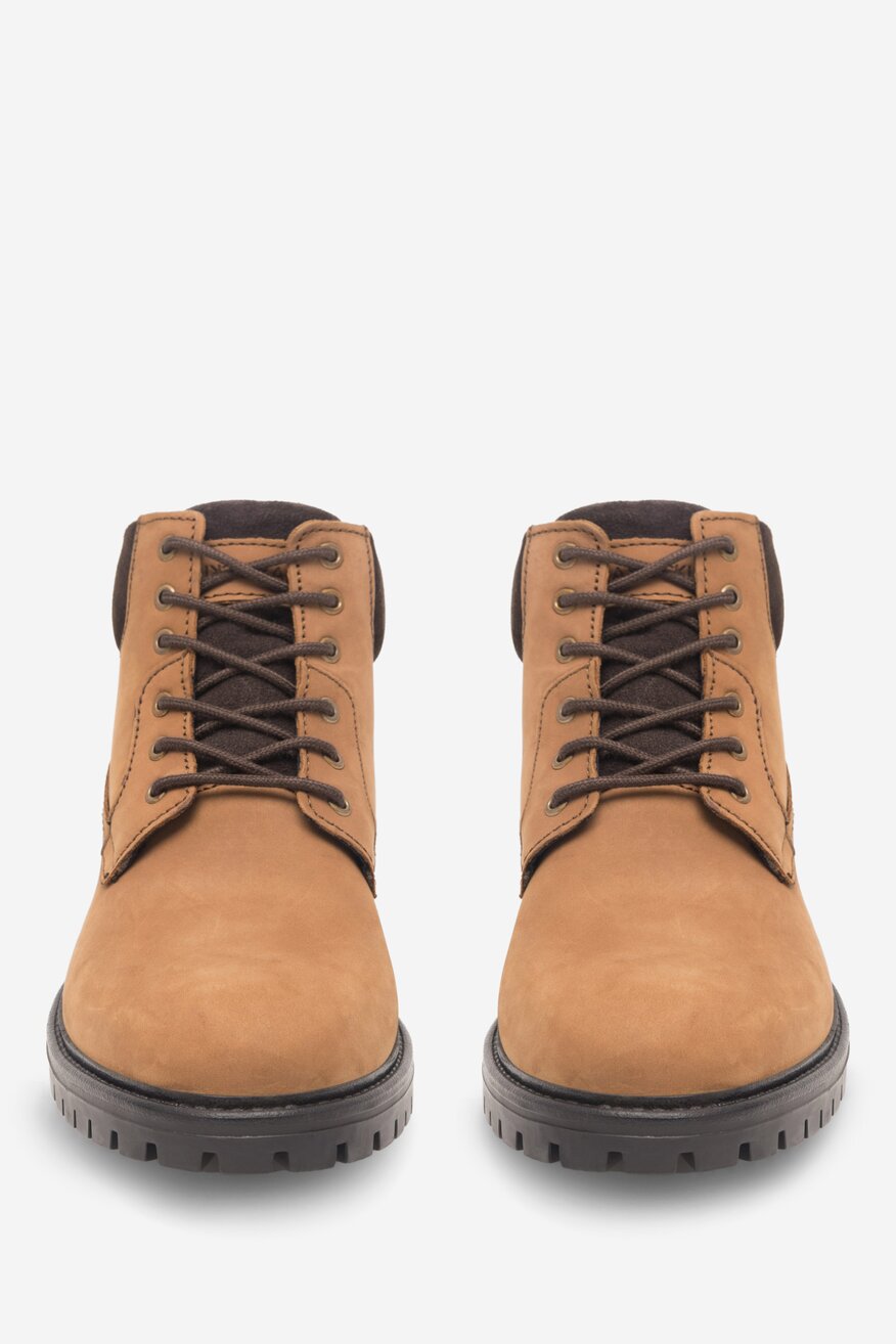 Lasocki - Trzewiki skórzane ocieplane - 5905588068266