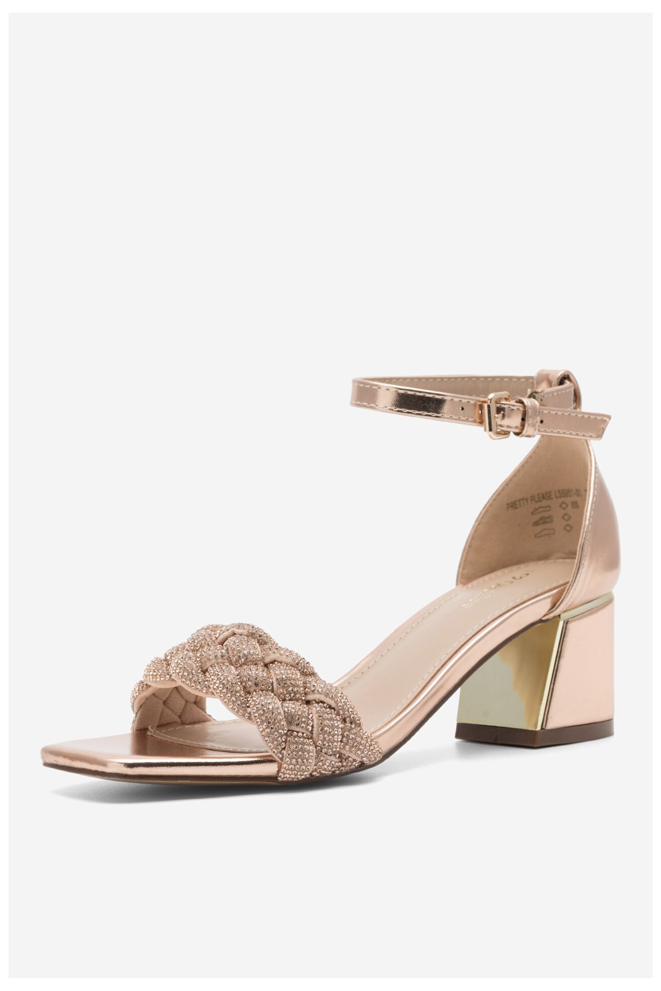 Sandały DeeZee PRETTY PLEASE LS5951-01 Złoty