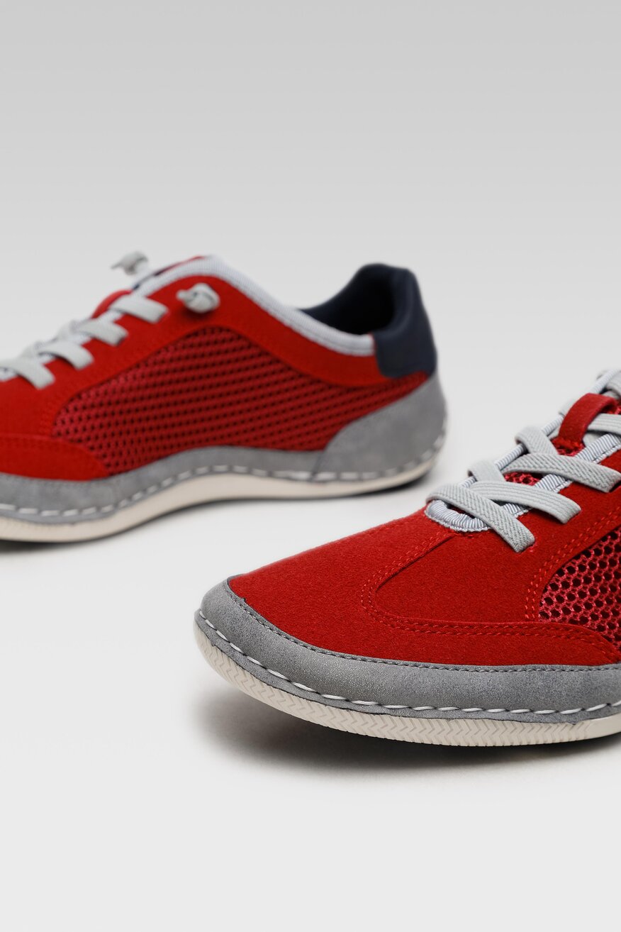 
                Bugatti - Półbuty czerwone - 5904248312695